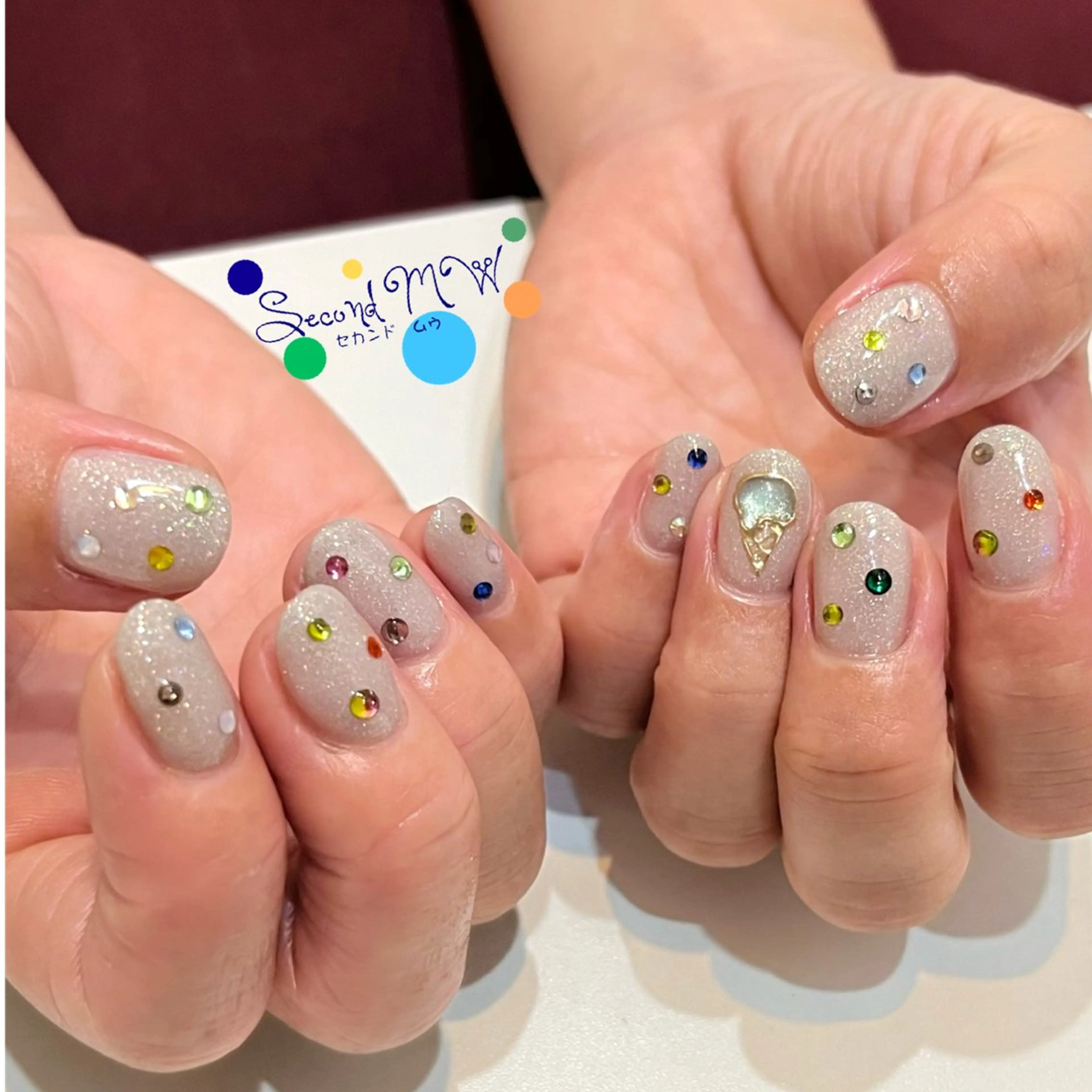 ネイル アートネイル マグネットネイル Second   MW所属・SecondMW _nail 　川連のネイルデザイン