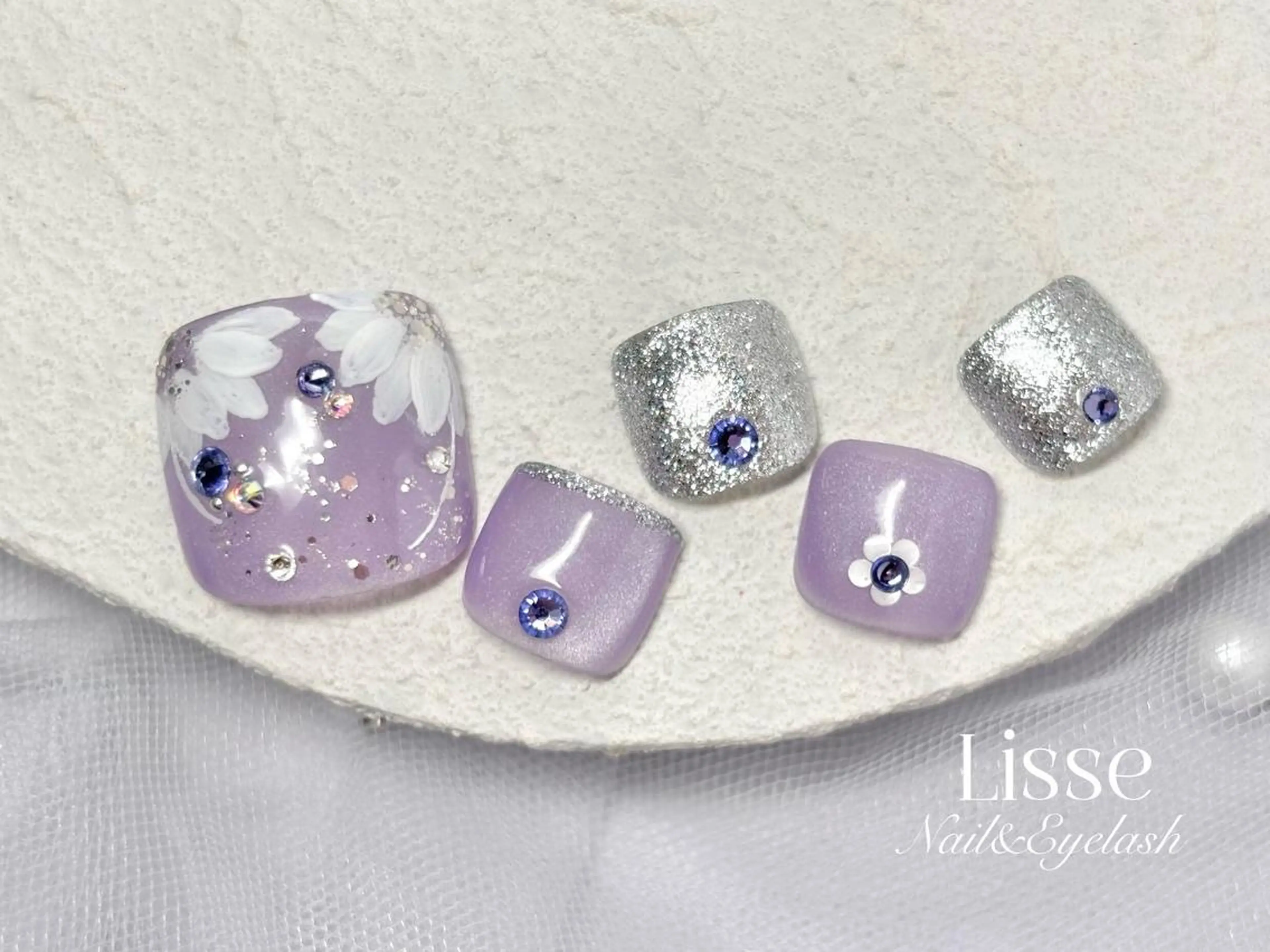 ネイル アートネイル フットネイル Lisse銀座 Kaoriのネイルデザイン