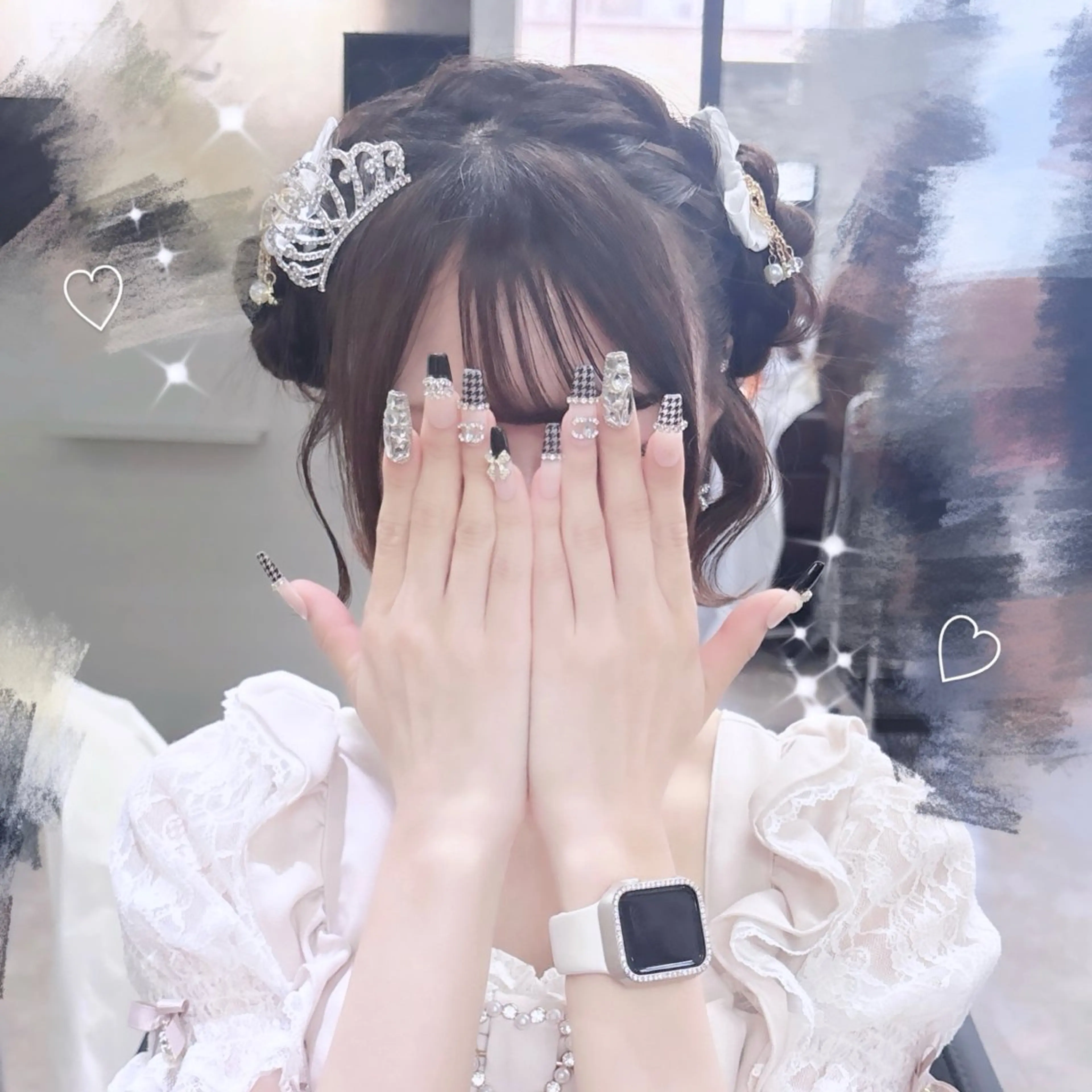 ロング OZ梅田♡ ゆはなブリーチのヘアスタイル