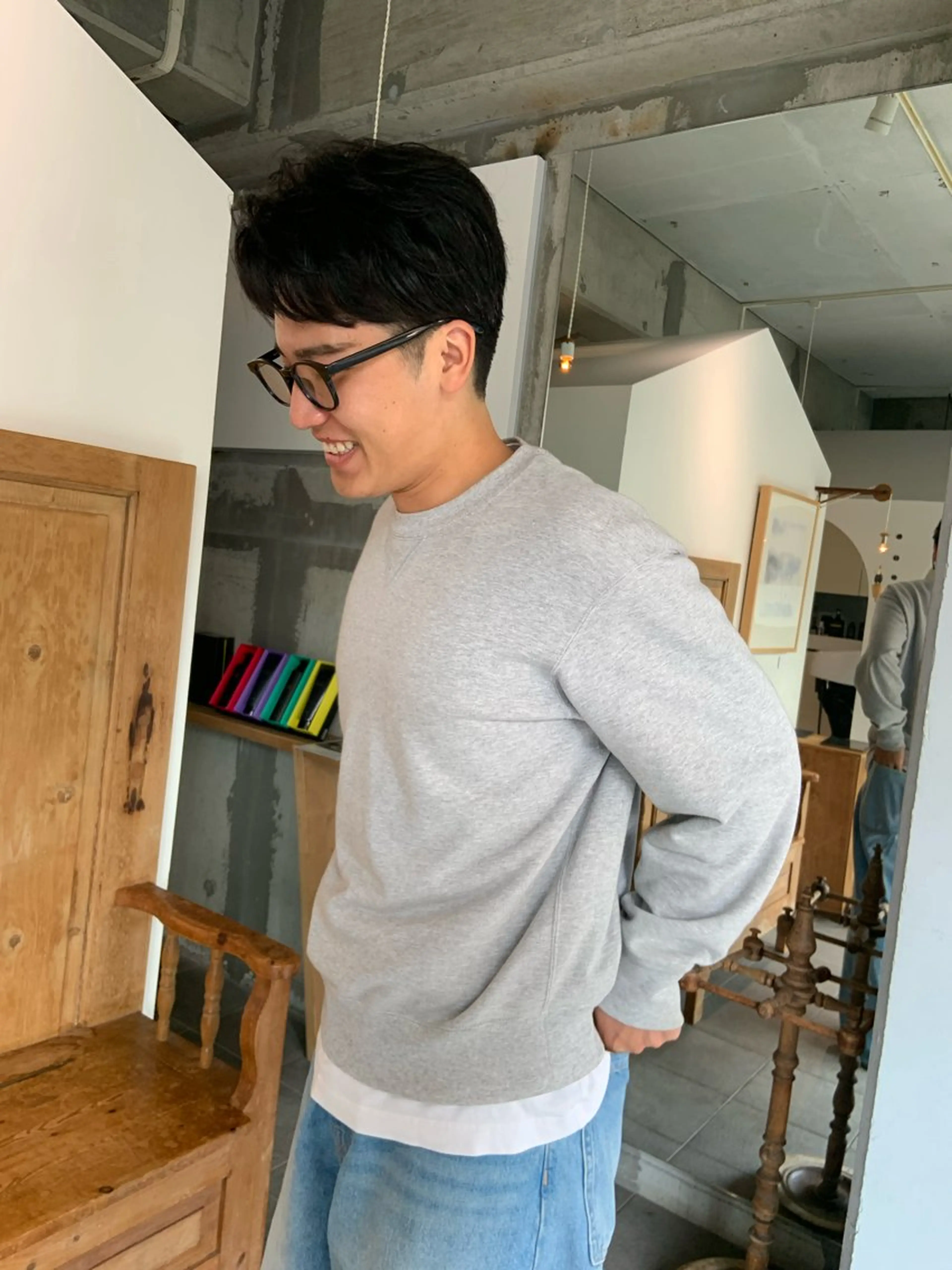 メンズ mirai/レイヤー ボブ/デザインのヘアスタイル