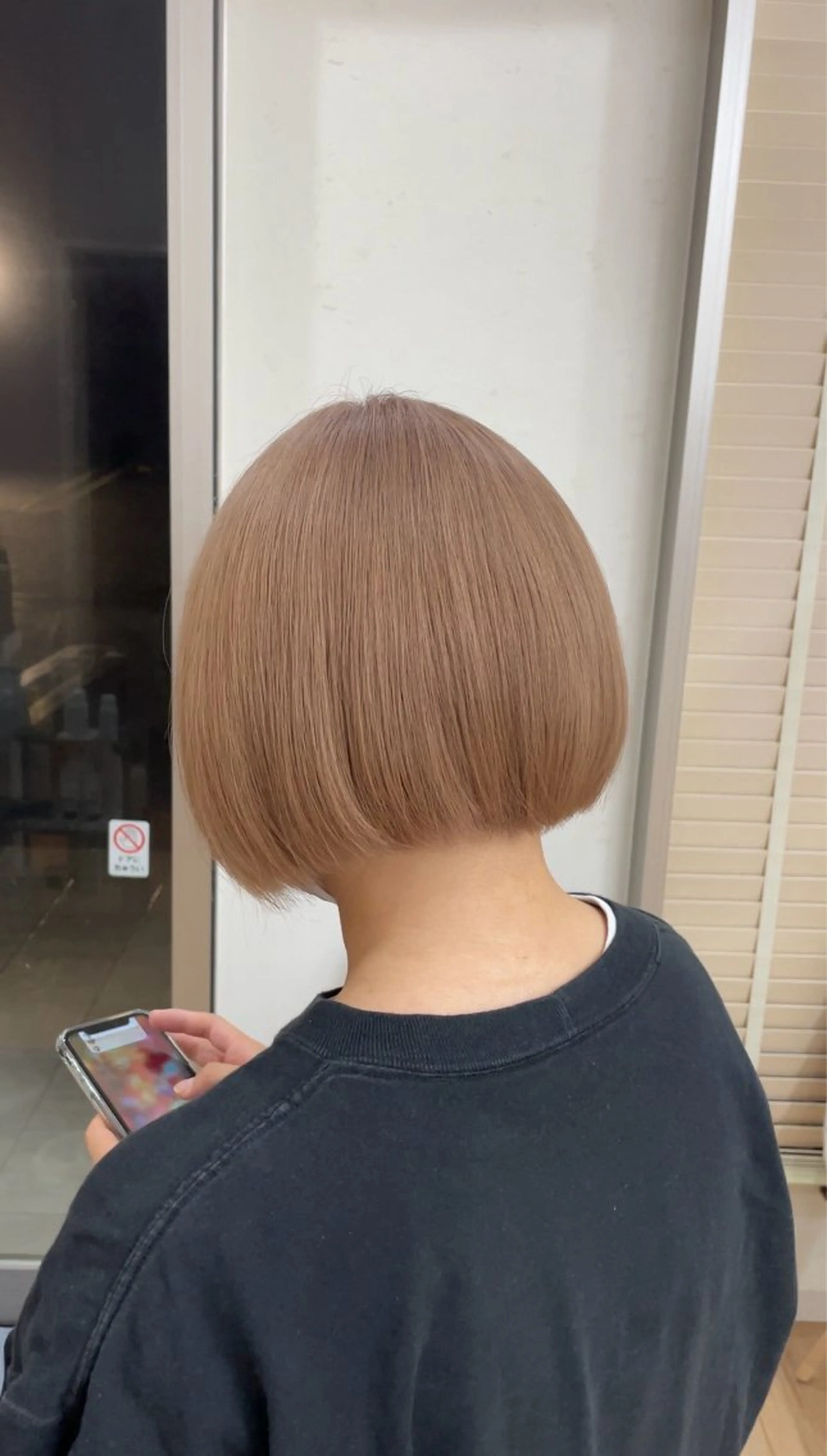 ミディアム カラー ベージュカラー ミルクティーベージュ ヘアカラー トリートメント 橋本翔 /レイヤーカットのヘアスタイル