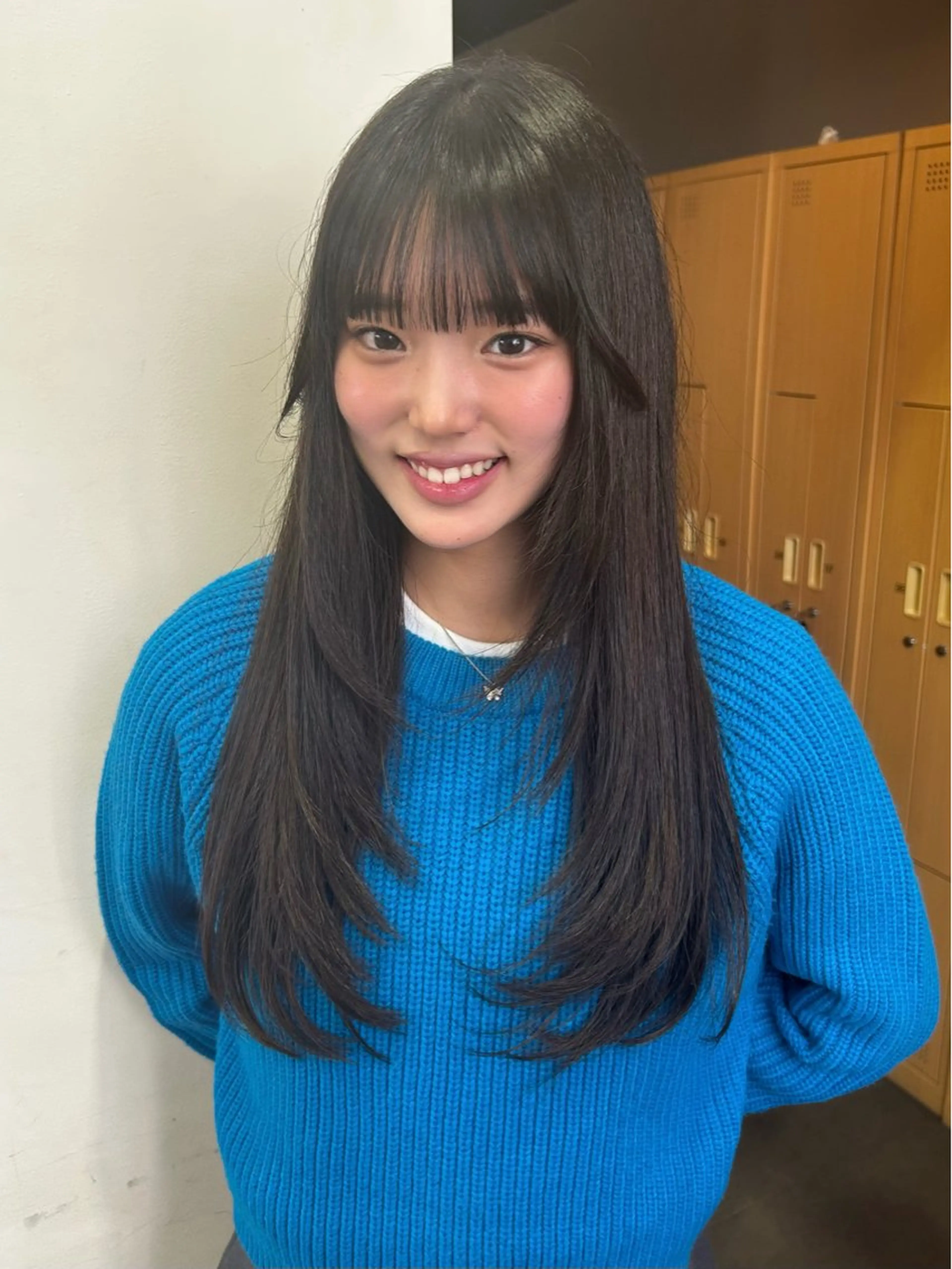 ロング レイヤー／マツエク 💋𝑨𝑵𝑵𝑨のヘアスタイル