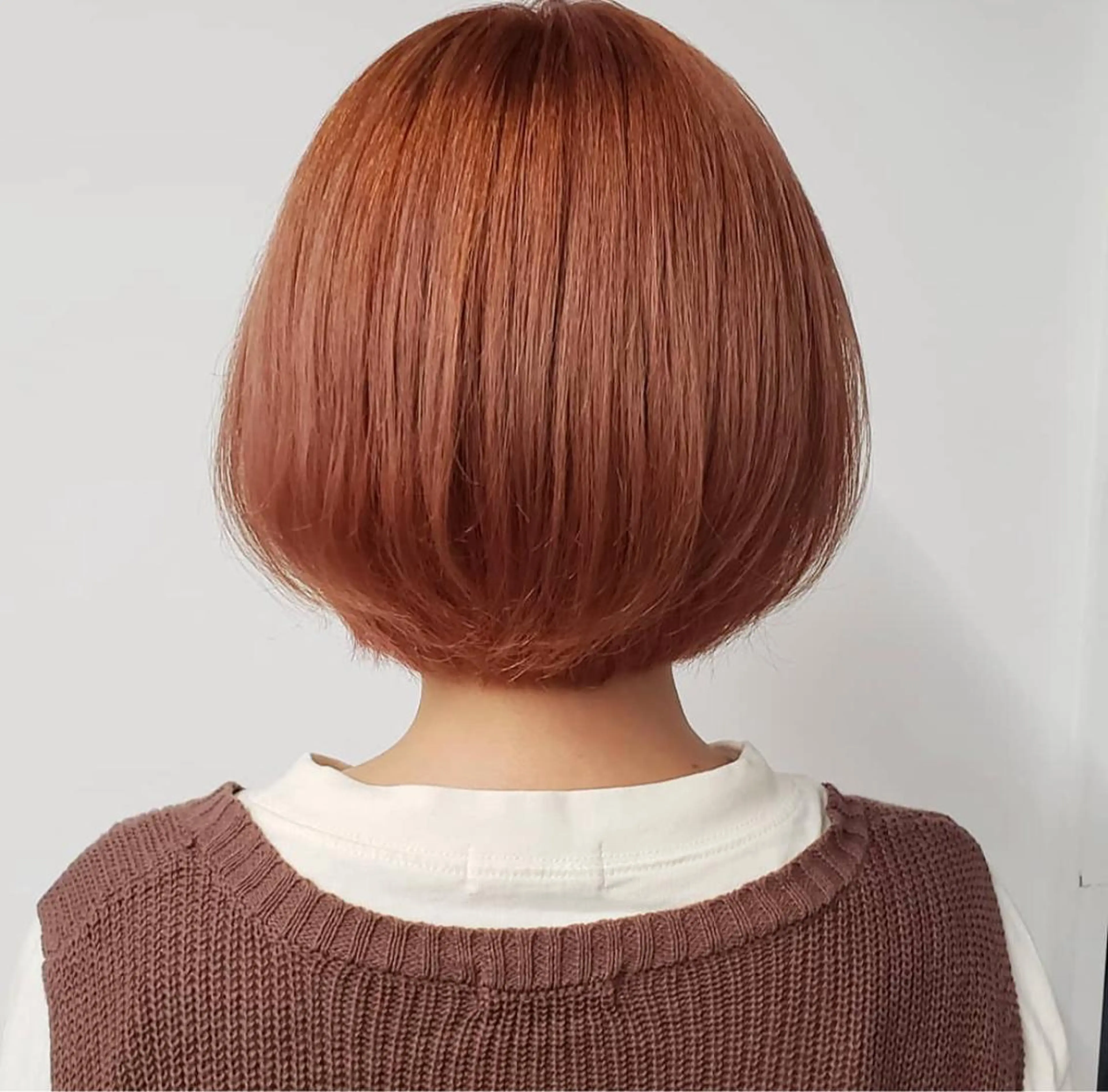 カラー オレンジ カット ヘアカラー トリートメント 巻ける髪質改善で美髪 にデザイン✨/よしみのヘアスタイル