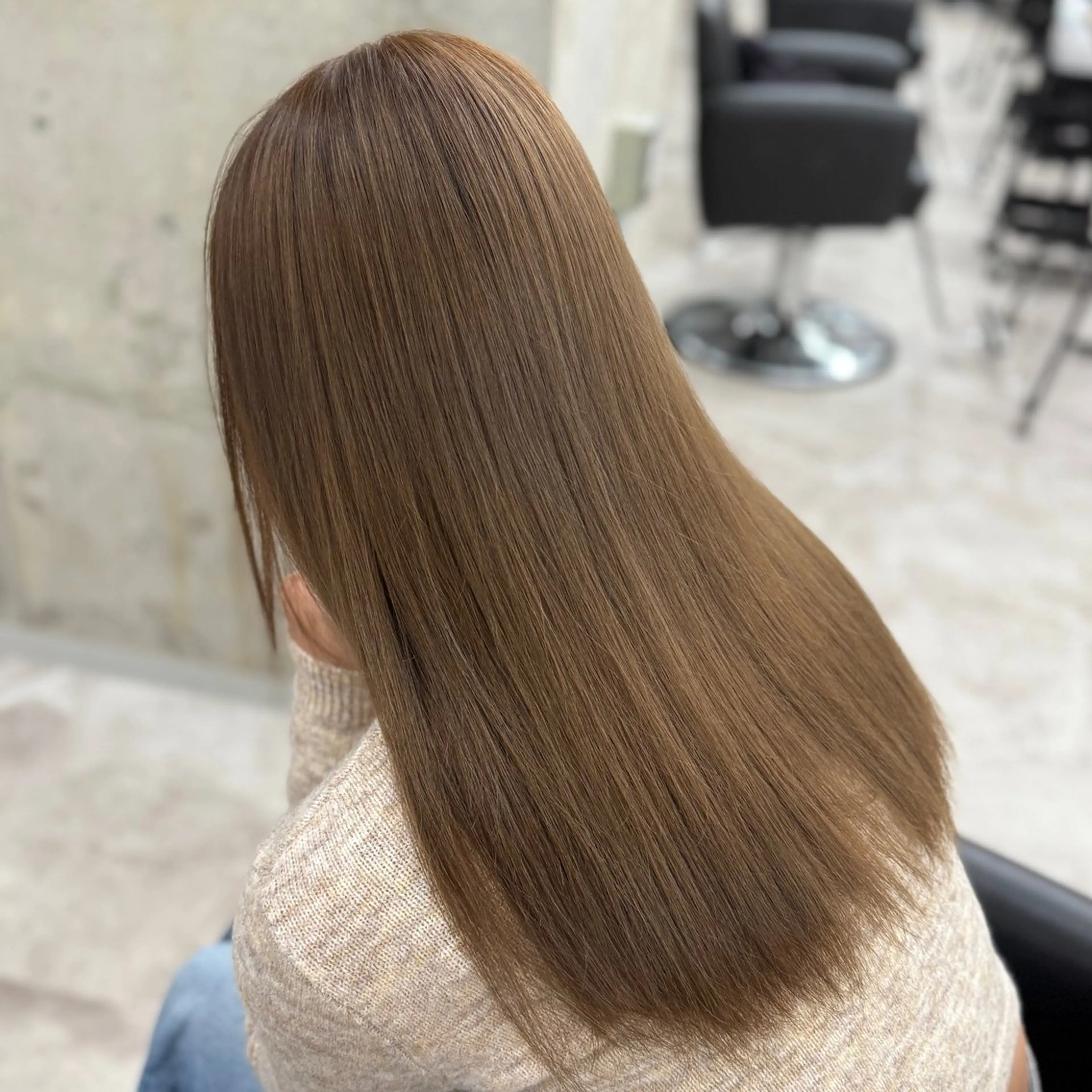 セミロング ヘアカラー ほの/ブリーチモデル 🎀/艶カラー‎のヘアスタイル