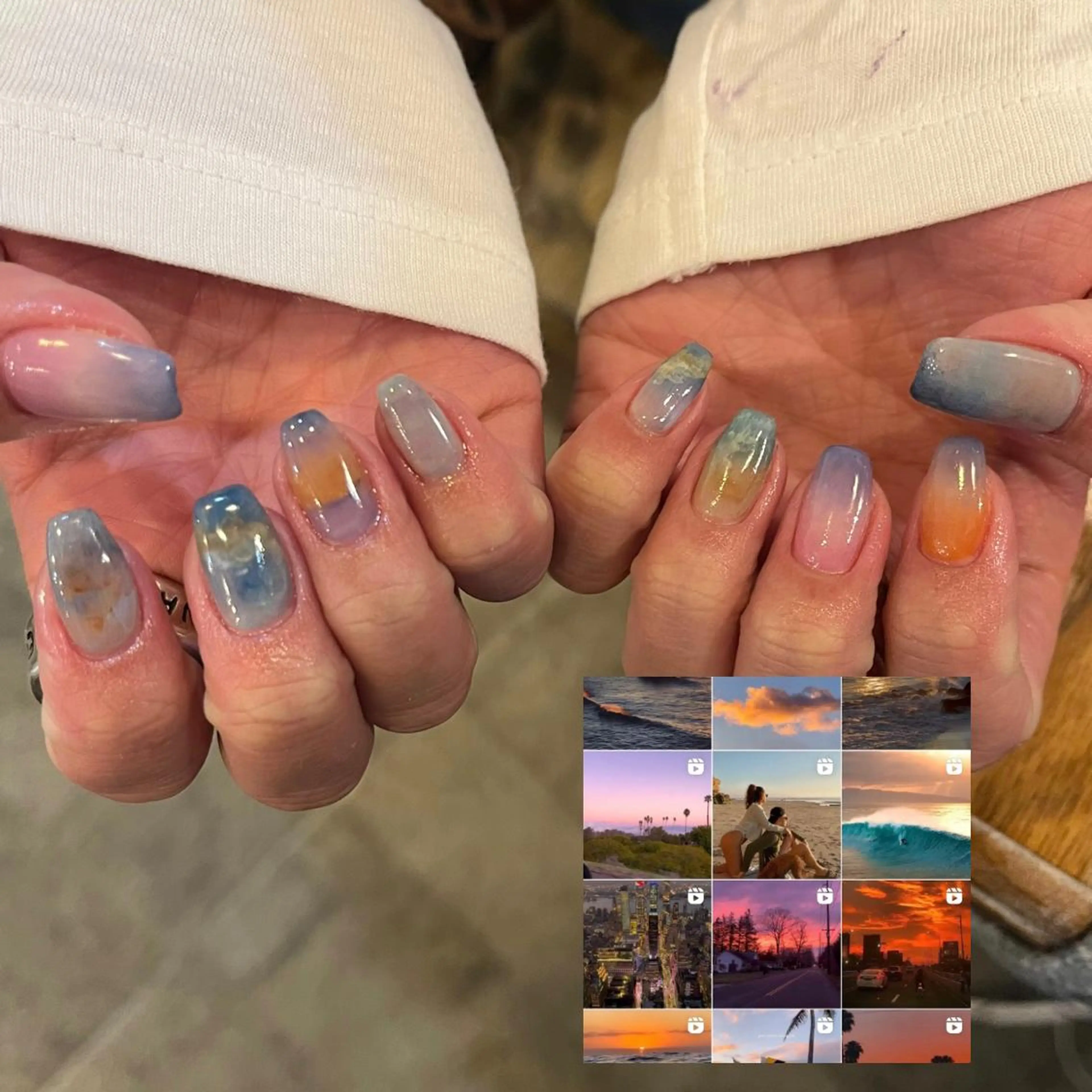 ネイル ハンドネイル Trico Antique所属・岩本 杏のネイルデザイン