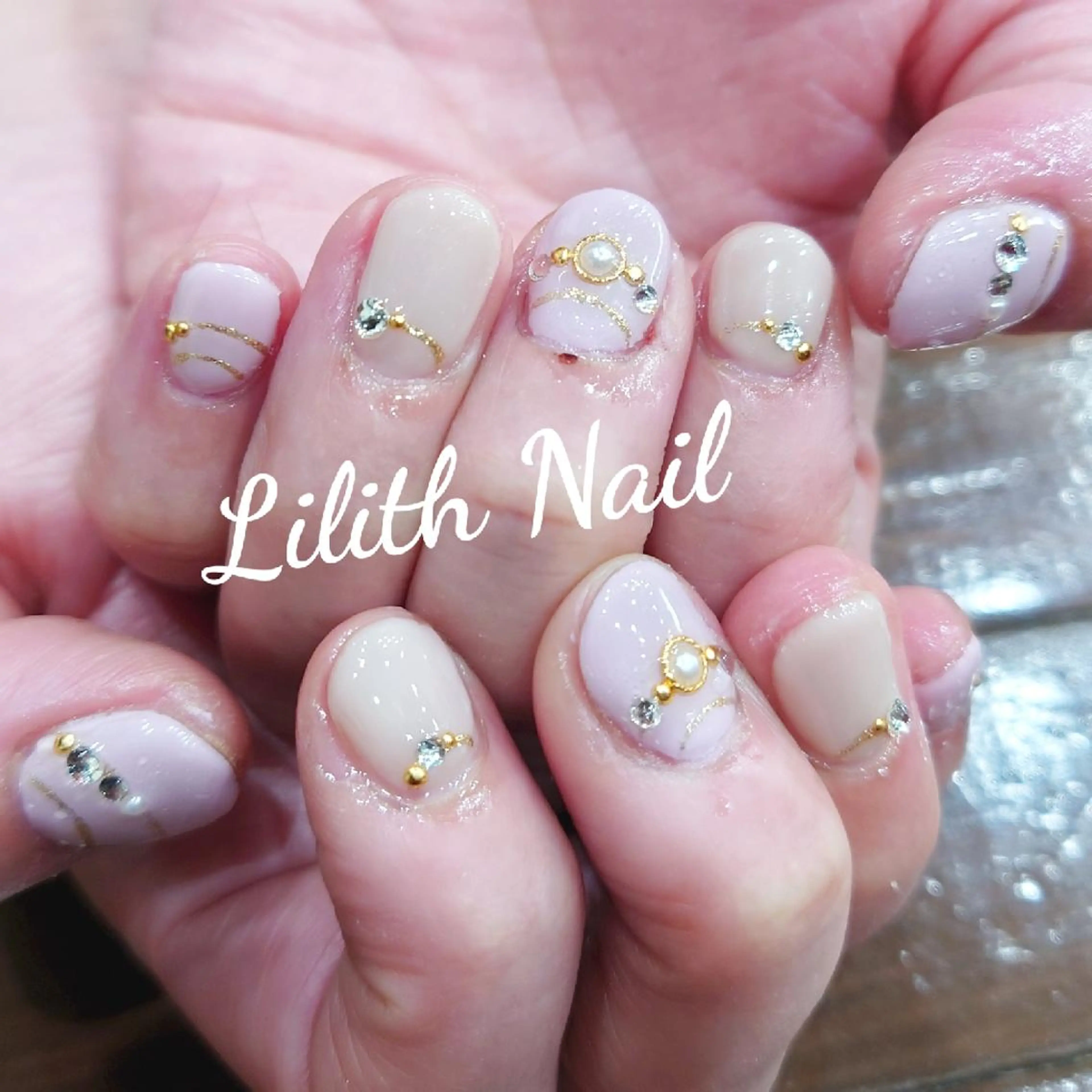 ネイル 桜ネイル 入学式 卒業式 春ネイル Lilith Nailのネイルデザイン