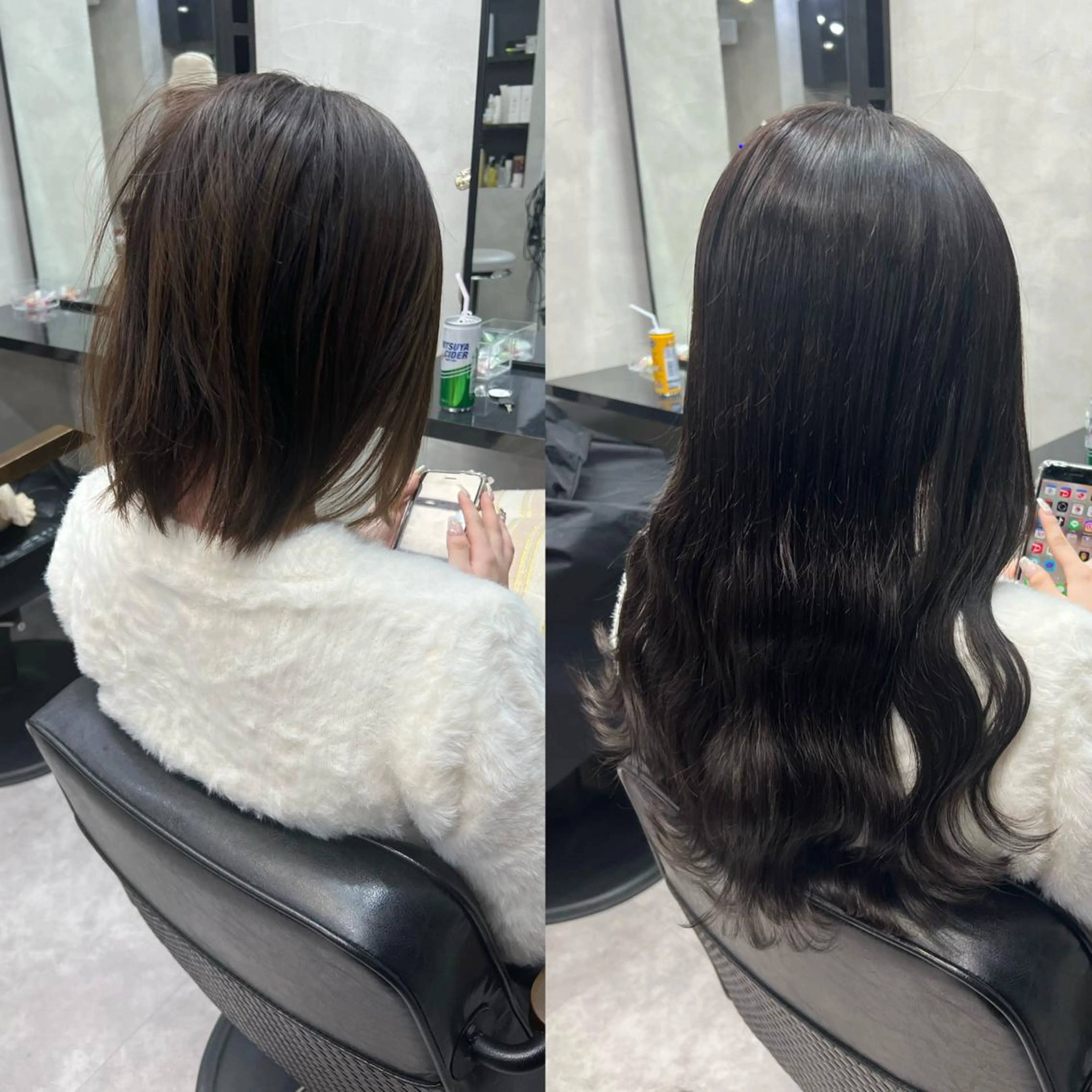 ロング カラー ヘアアレンジ シールエクステ アディクシーカラー アッシュ バレイヤージュ ベージュカラー カット ヘアカラー エクステ ar+ ❤︎ maiのヘアスタイル