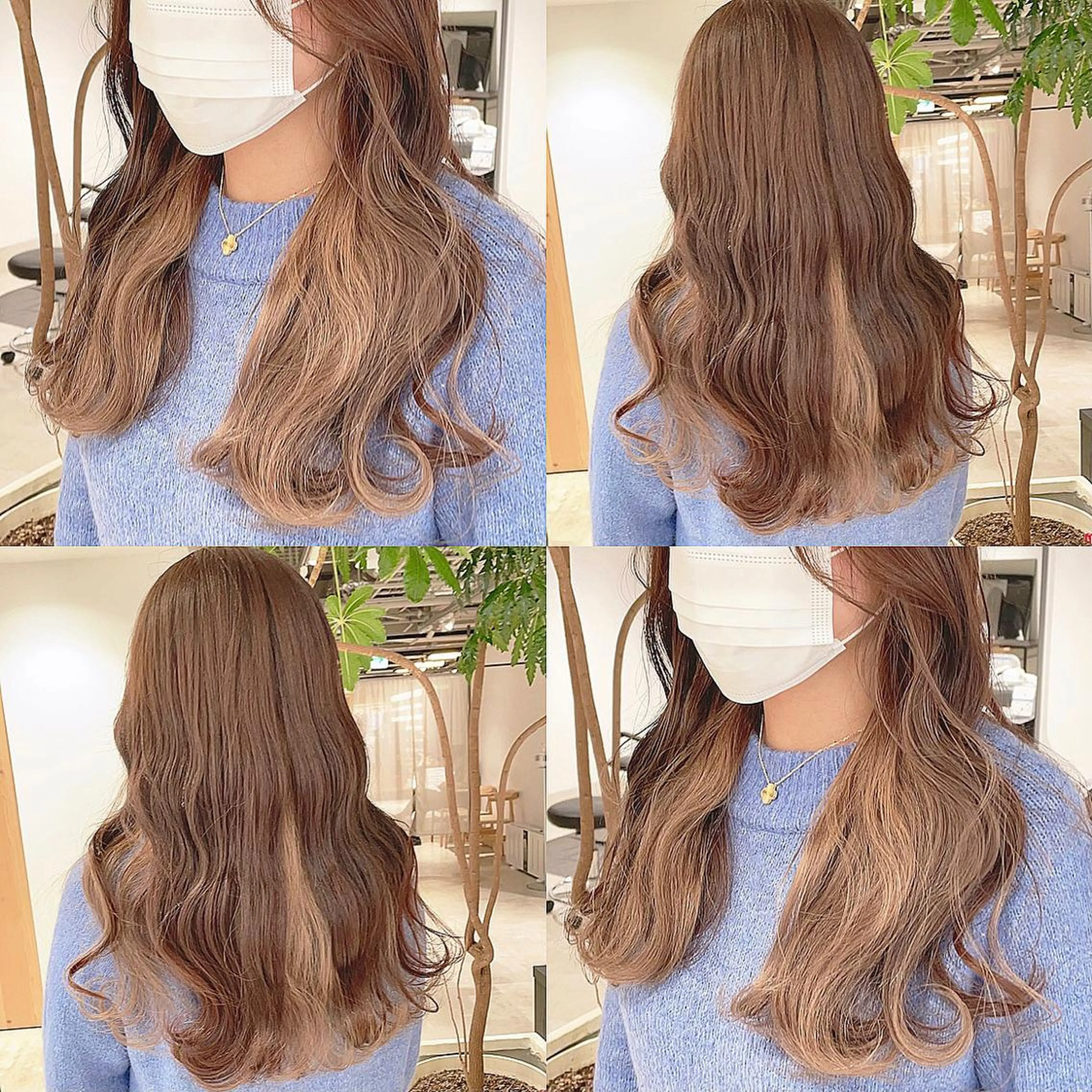 ロング カラー ブリーチ ヘアカラー トリートメント 渋谷:インナーカラー ／🍒エリカ🍒のヘアスタイル