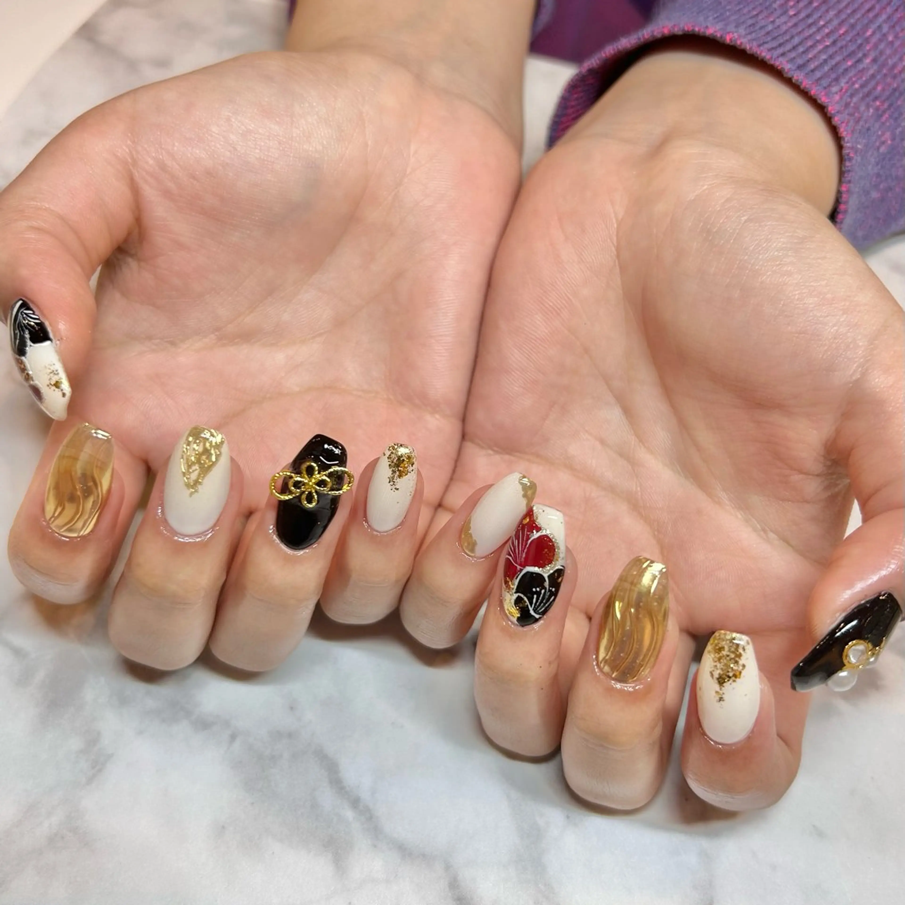 ネイル ハンドネイル Bianca栄店 みさとのネイルデザイン