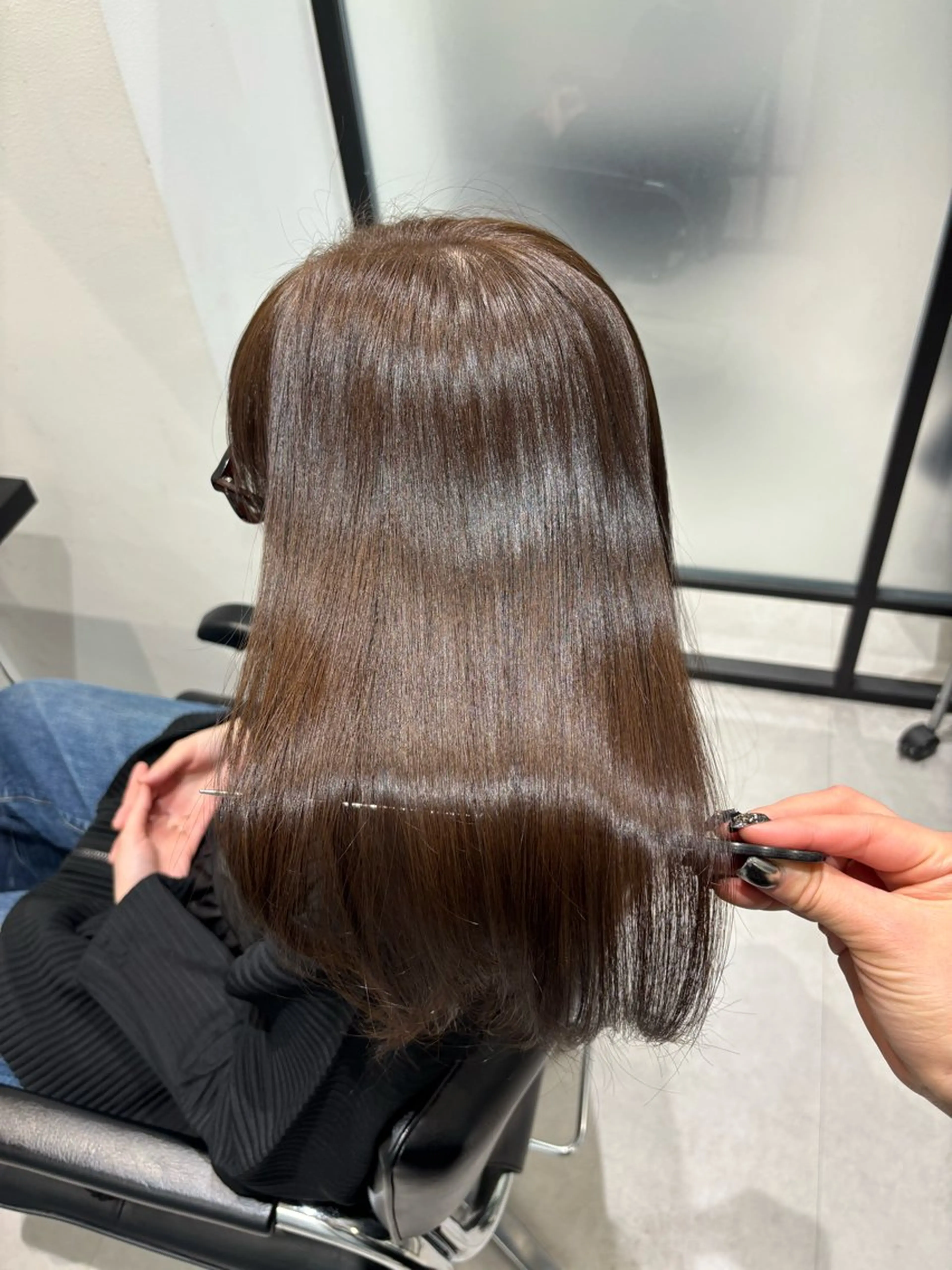 セミロング カット ヘアカラー トリートメント 美髪ヘア 🤍erikaのヘアスタイル