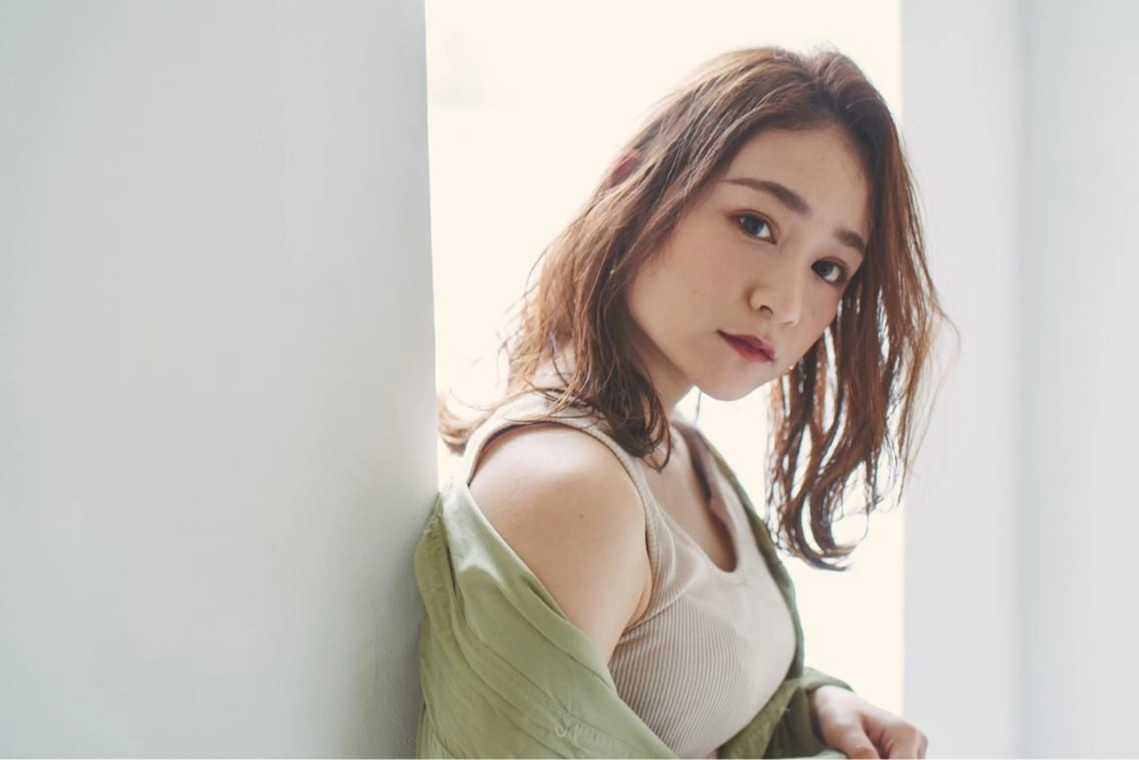 セミロング 【髪質改善】 梅田　聡のヘアスタイル