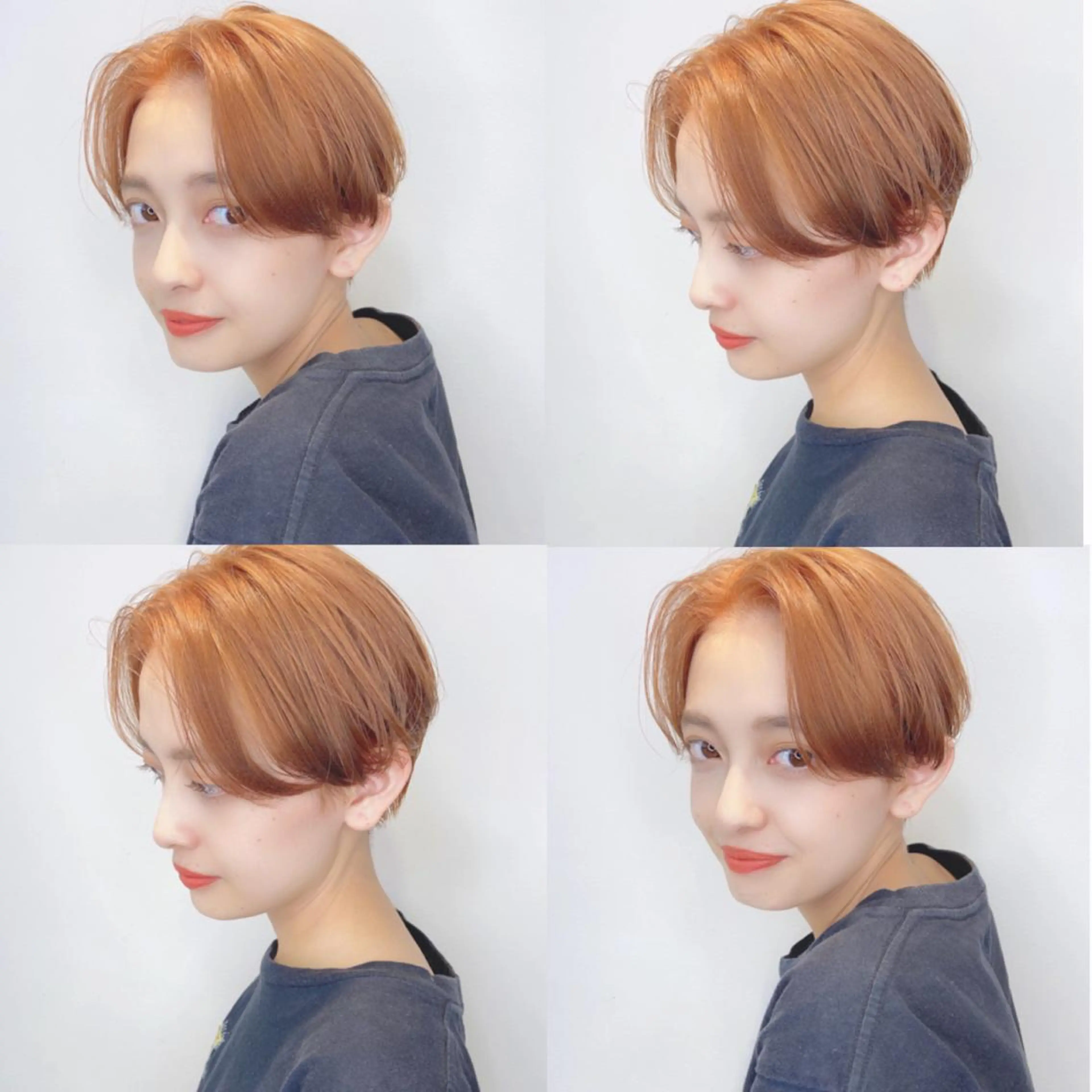 ショート カラー ヘアアレンジ ハンサムショート ハイトーンカラー ショートヘア カット ヘアカラー トリートメント ヘアセット 天神レイヤーカット No.1💖マユカのヘアスタイル
