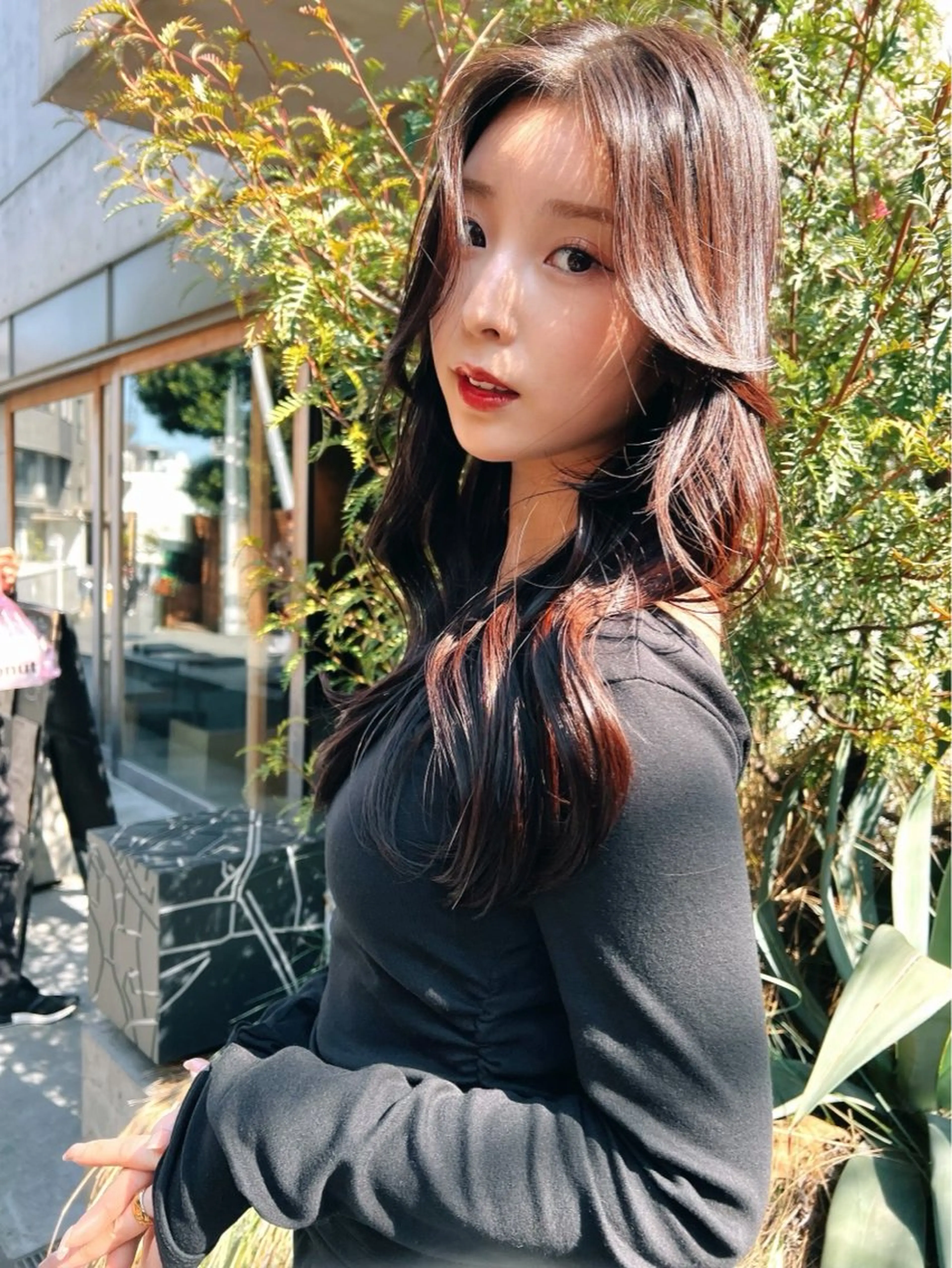 セミロング カラー カット ヘアカラー トリートメント 【銀座】艶髪/上品な カラー特化/涼/駅近のヘアスタイル