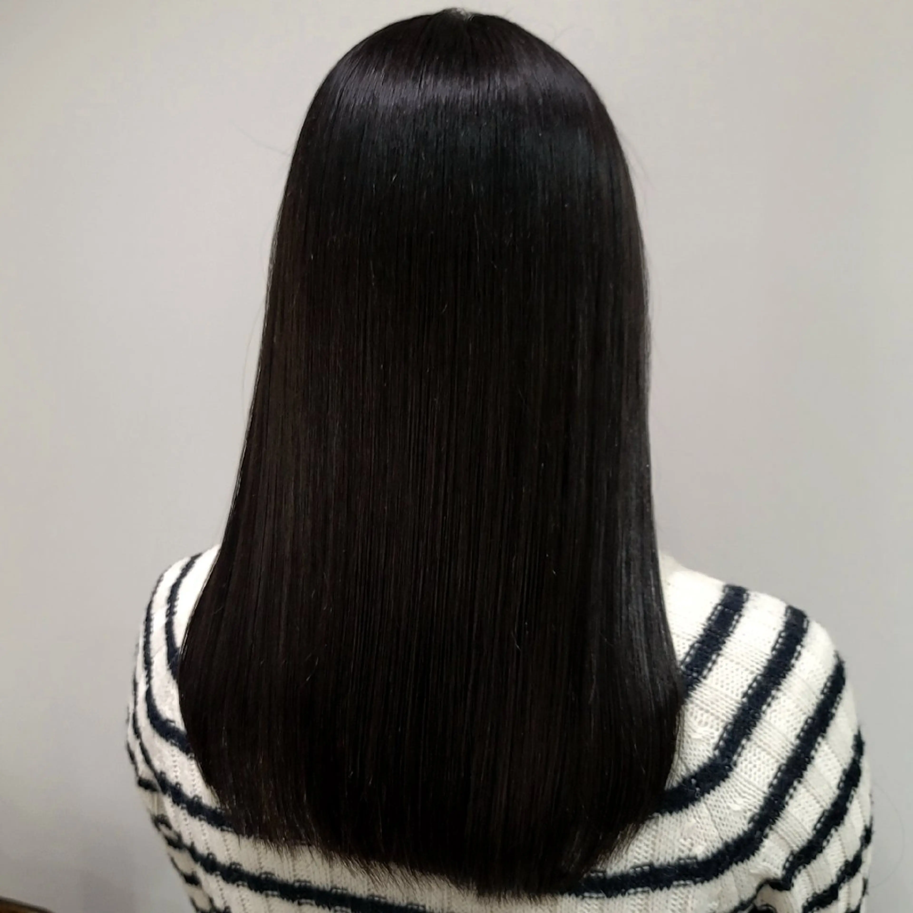 セミロング カラー カットモデル/ セット/宮里心香のヘアスタイル