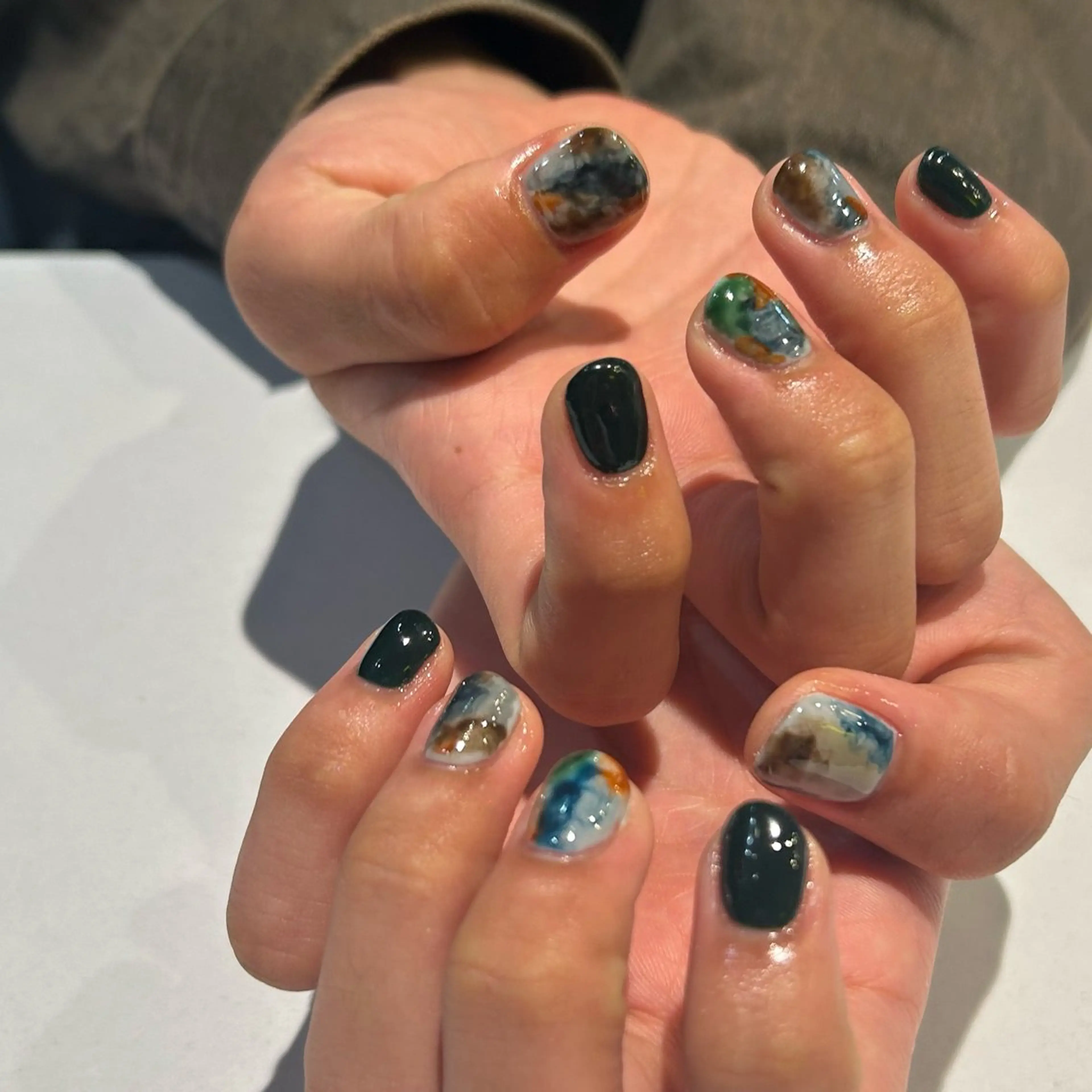 ネイル ハンドネイル ハンドケア 個性派ネイル シノのネイルデザイン