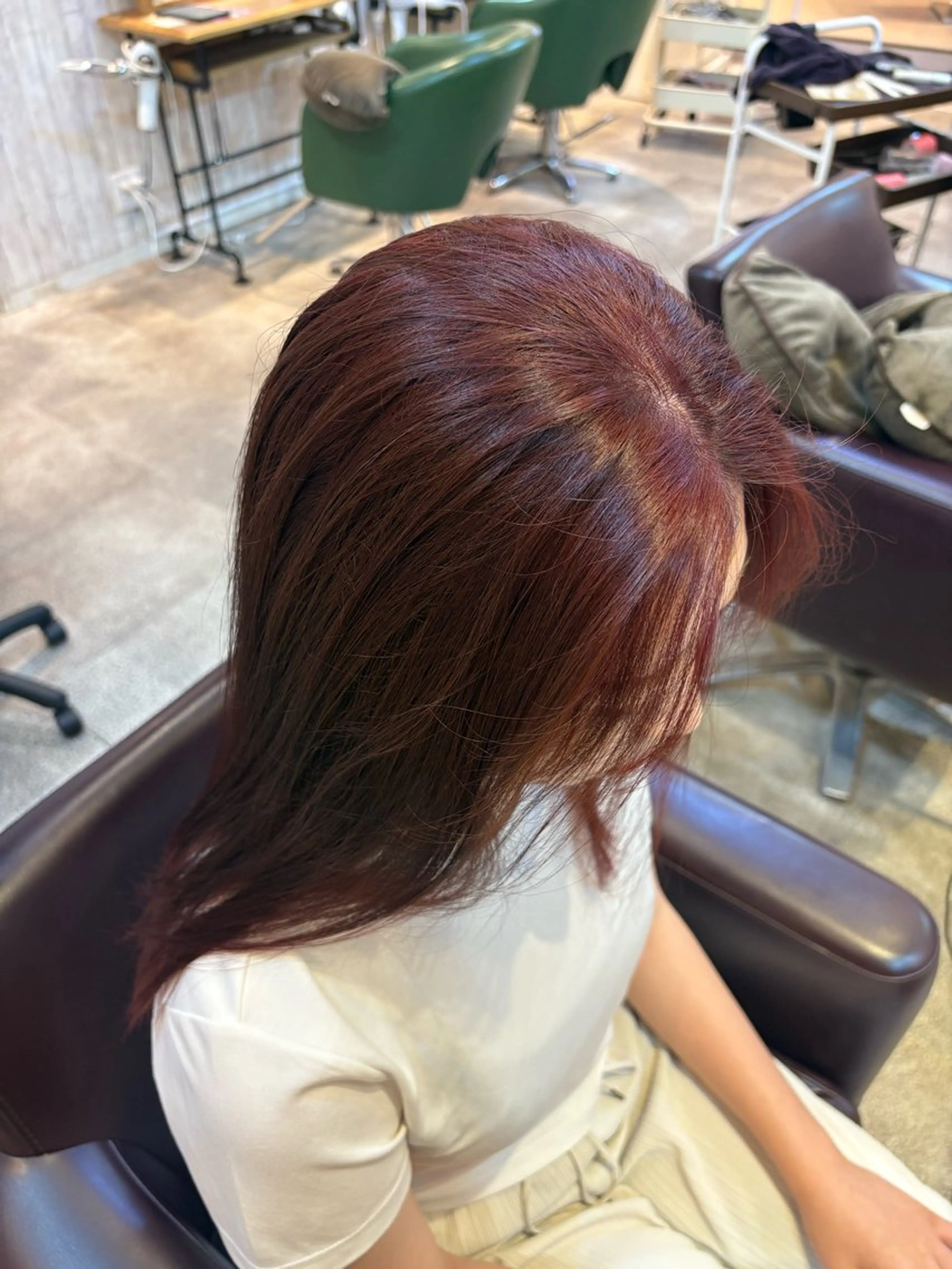 カラー ブリーチ ブリーチなしカラー SHIKI .のヘアスタイル