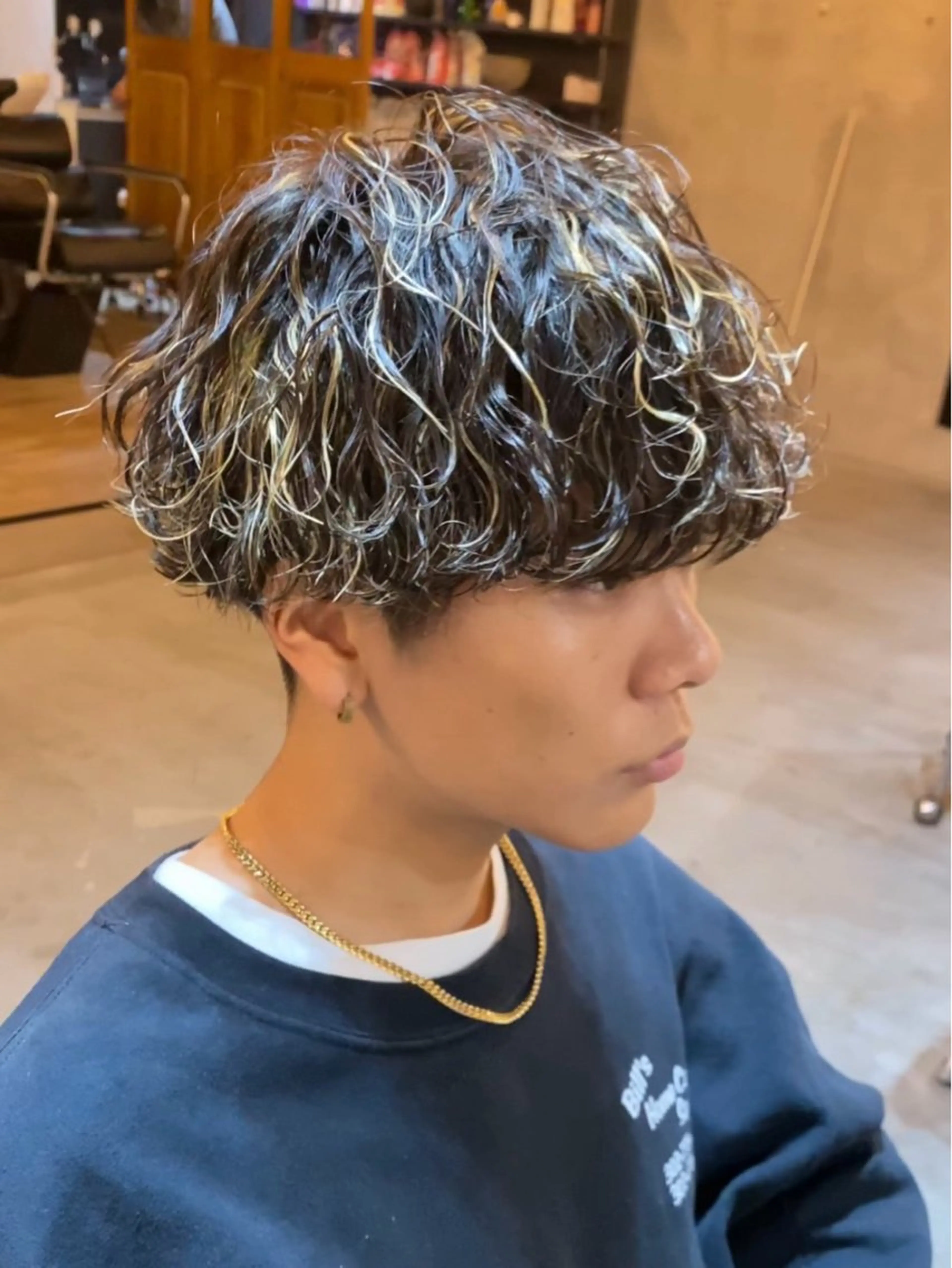 パーマ メンズ カット パーマ 💥メンズパーマ特化 💥店長TERUKIのヘアスタイル