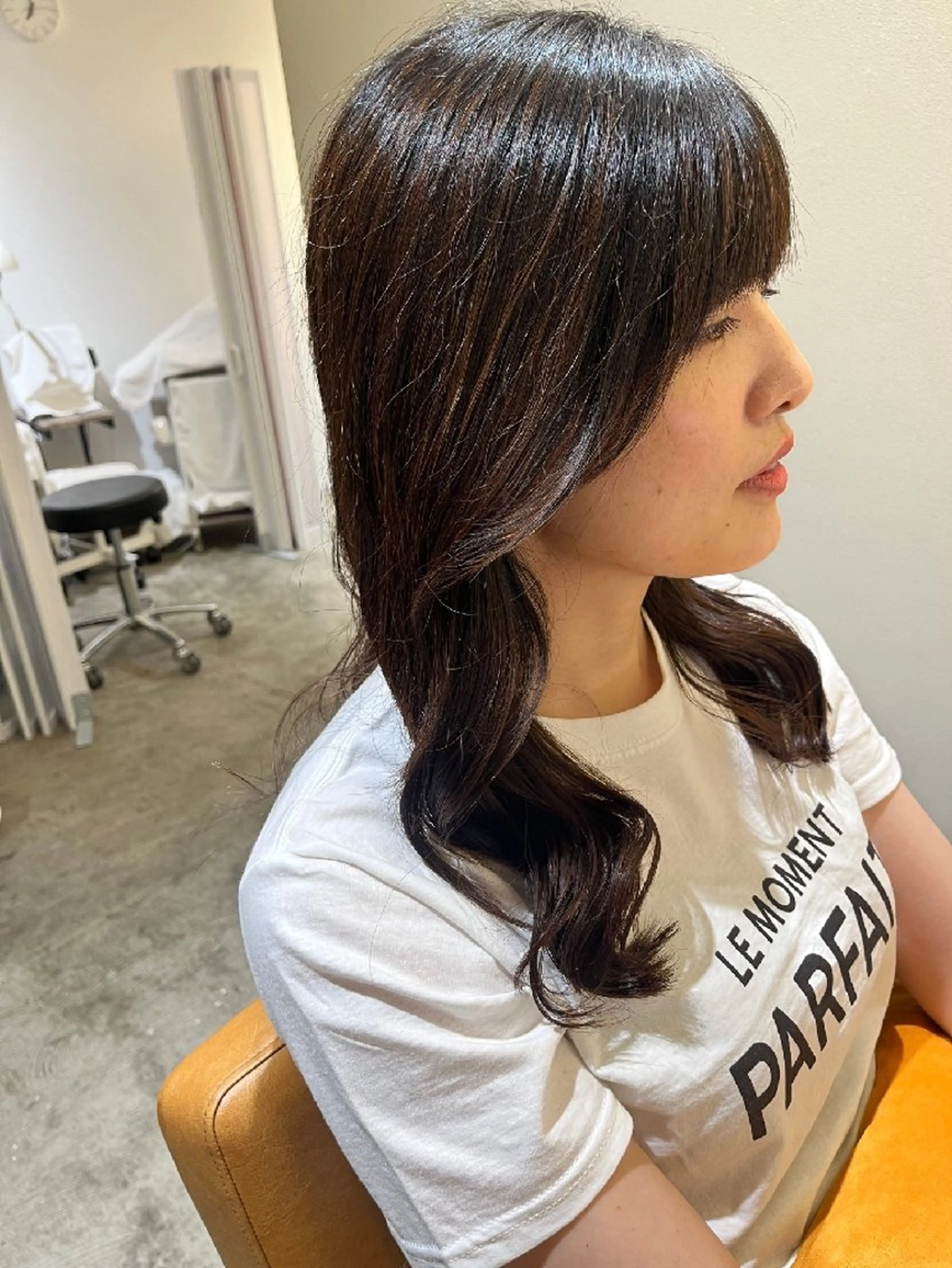 ミニモ平日限定骨格診断カット+低温ダメージレスデジタルパーマ+オージュアトリートメントの写真