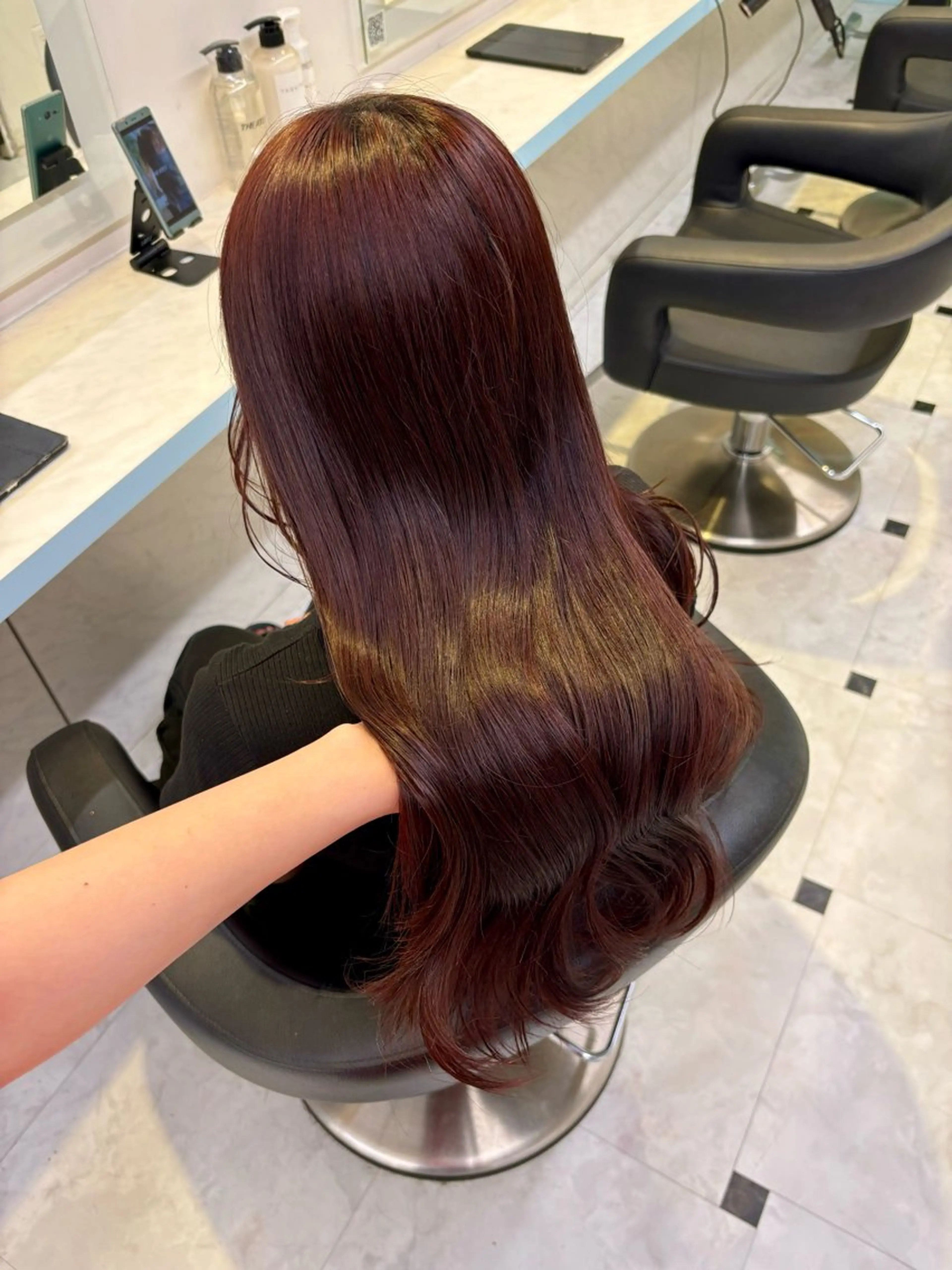 【🎈⭐️minimo限定価格⭐️🎈】艶髪暖色ワンカラー🎨➕髪質改善トリートメント🌟の写真