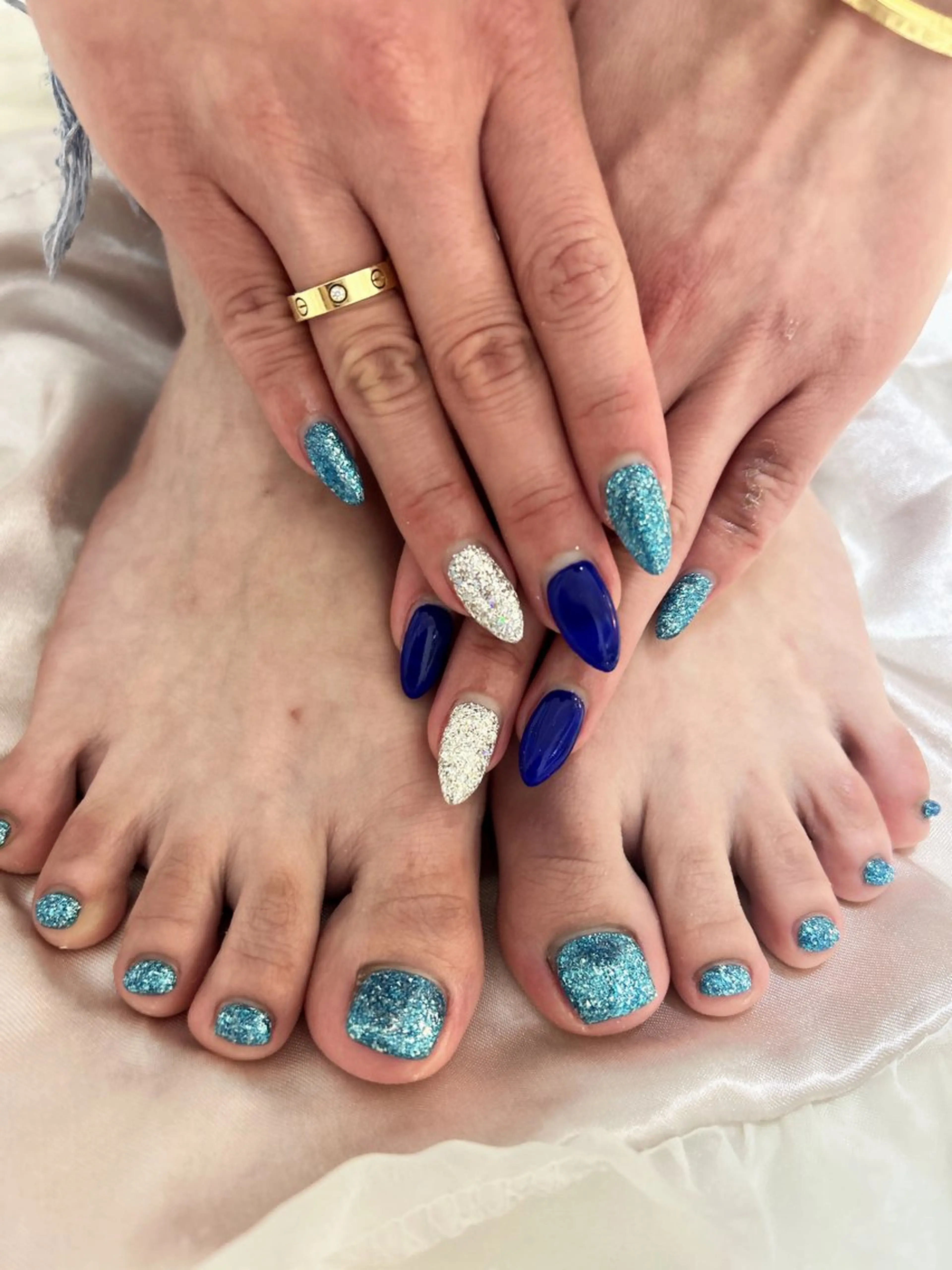 💕フット&ハンドダブル💕ワンカラー（オフ込み）の写真