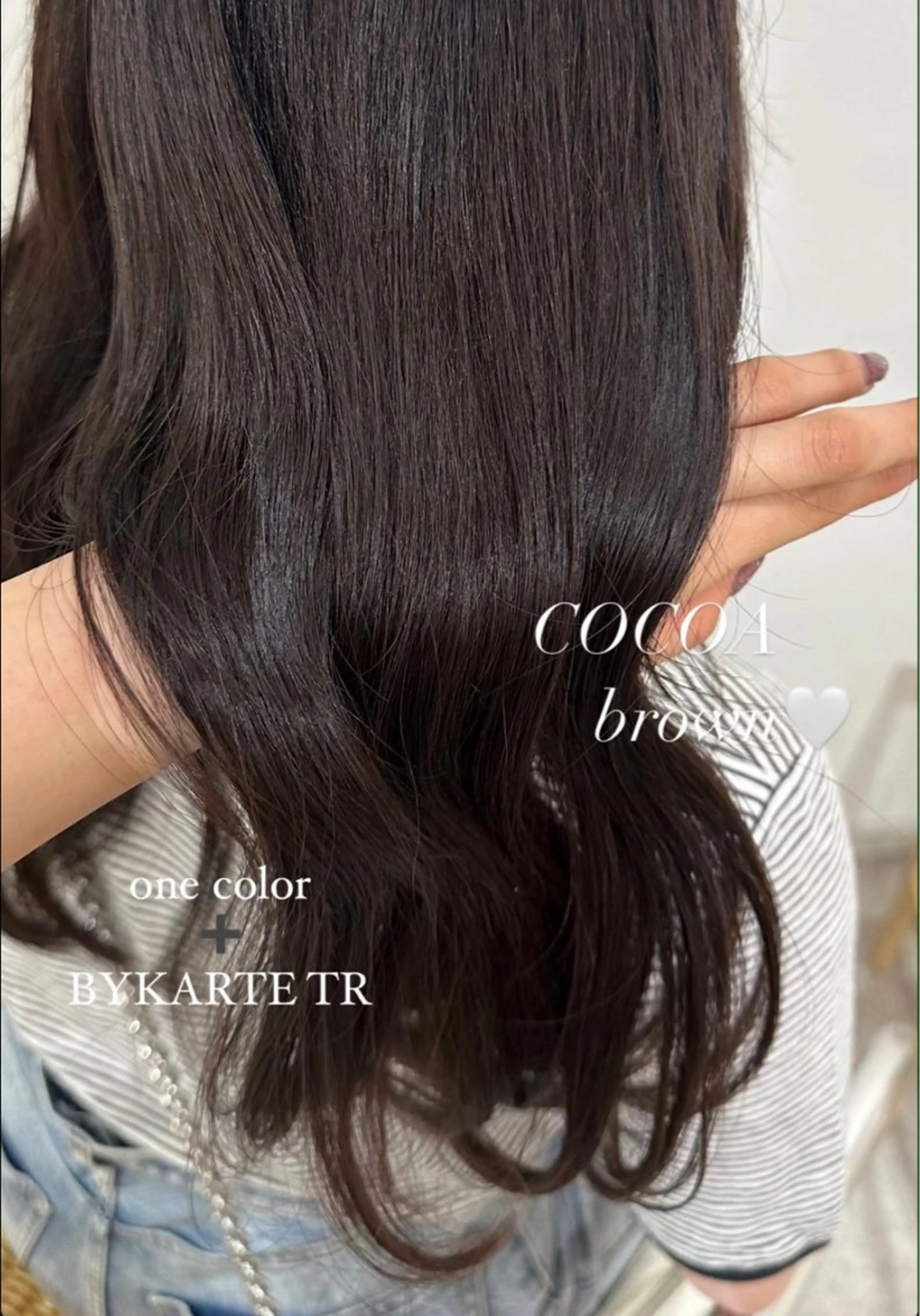 ✨️🎀【髪質改善】ワンカラー➕BYKARTEトリートメントの写真