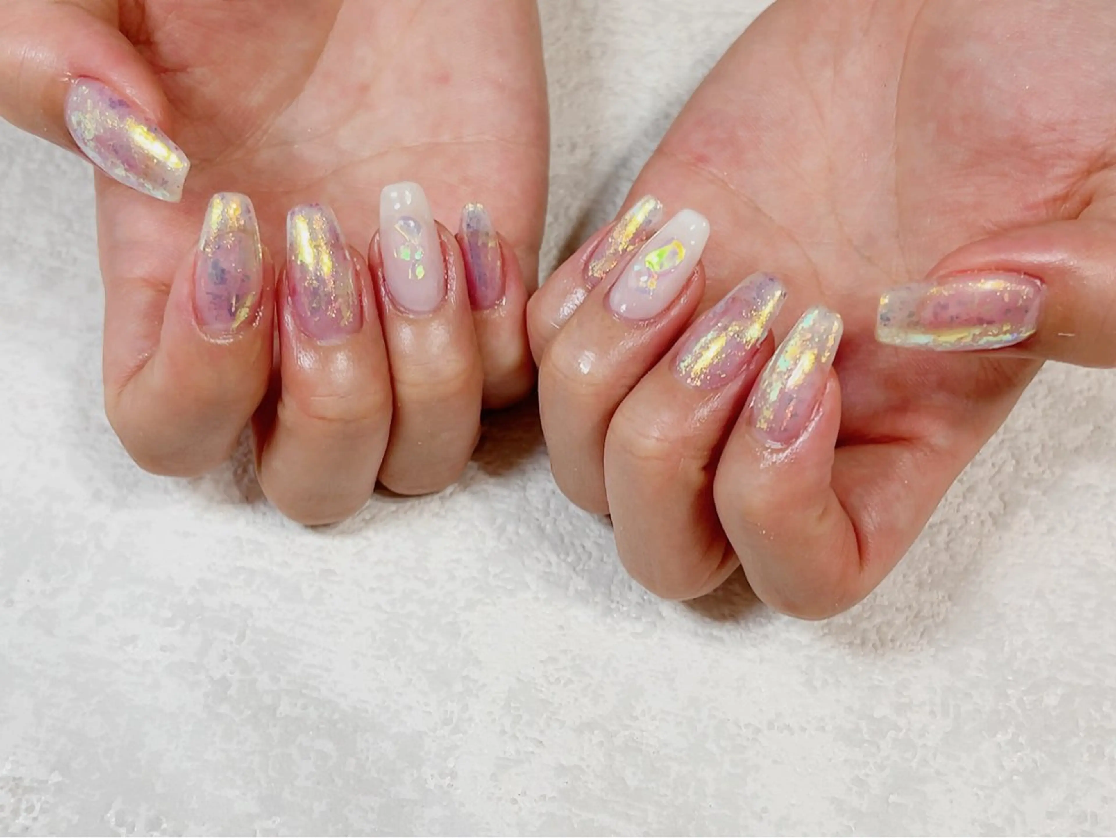 ネイル ジェルネイル メンズネイル ミラーネイル パラジェル 夏ネイル ハンドネイル kikinail 溝の口のネイルデザイン