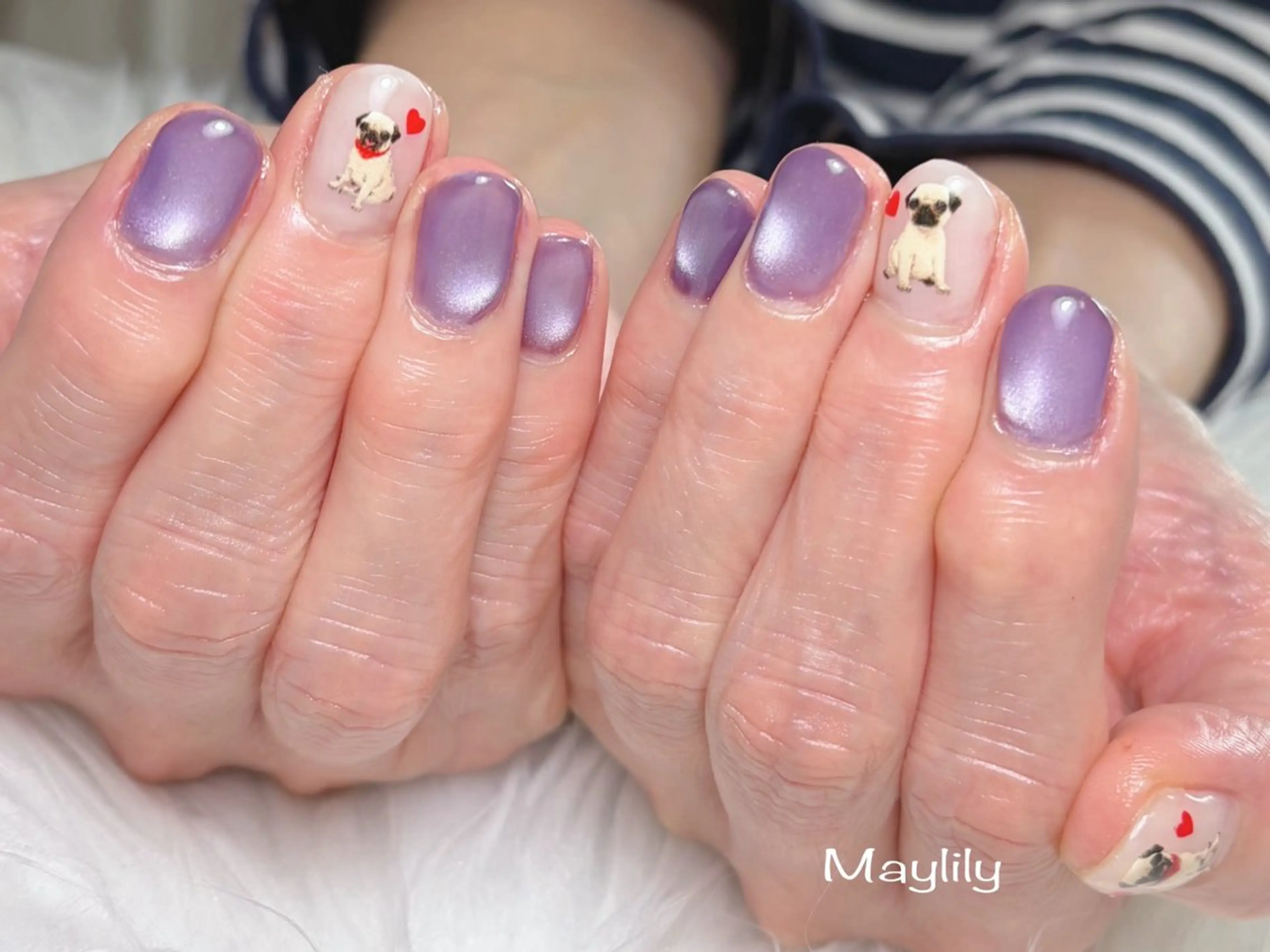 ネイル 持ち込み ハンドネイル Nail salon Maylilyのネイルデザイン