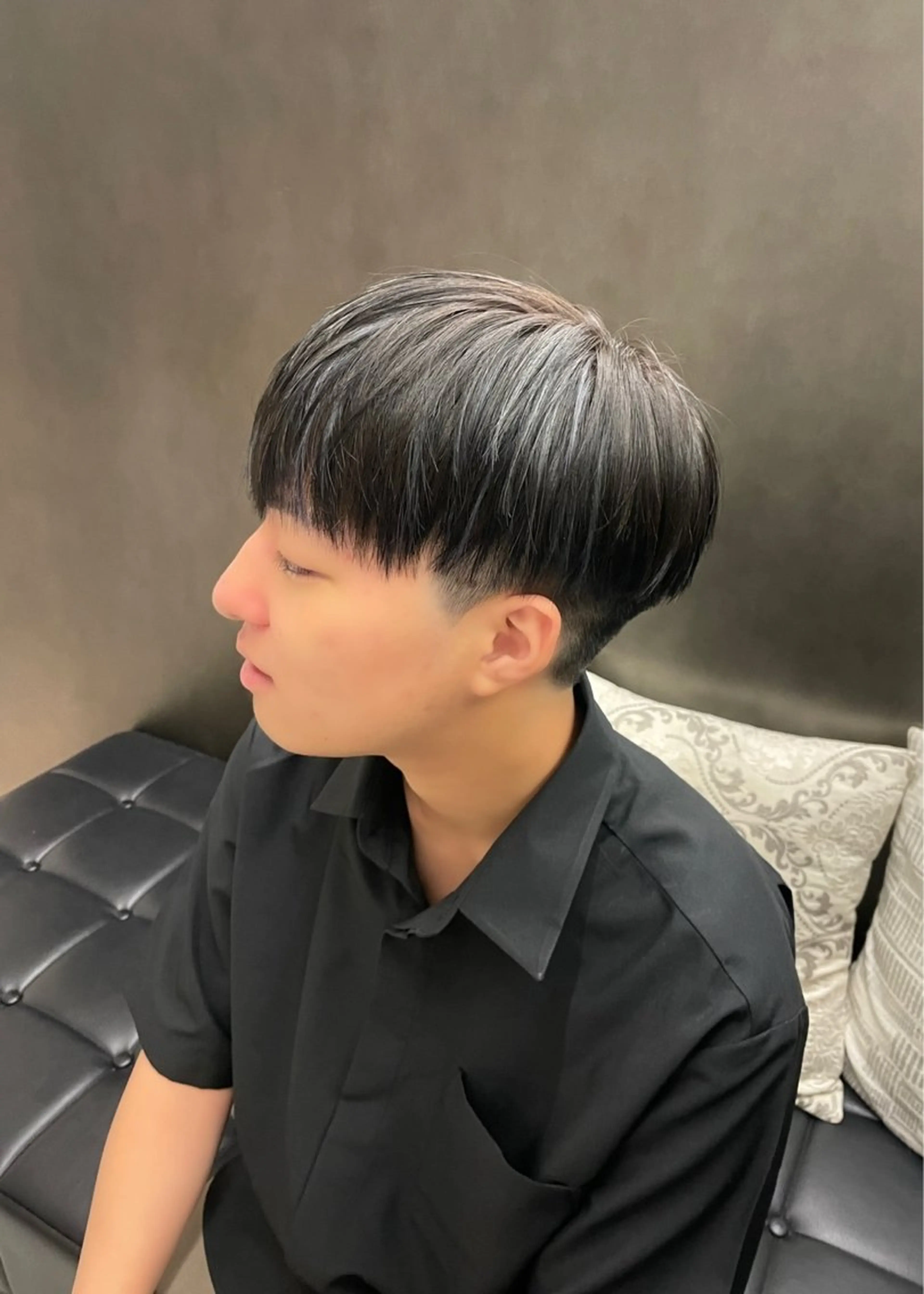 メンズ メンズハイライト ヘアカラー 🎨透明感カラー/ ハイライト/近藤怜那のヘアスタイル