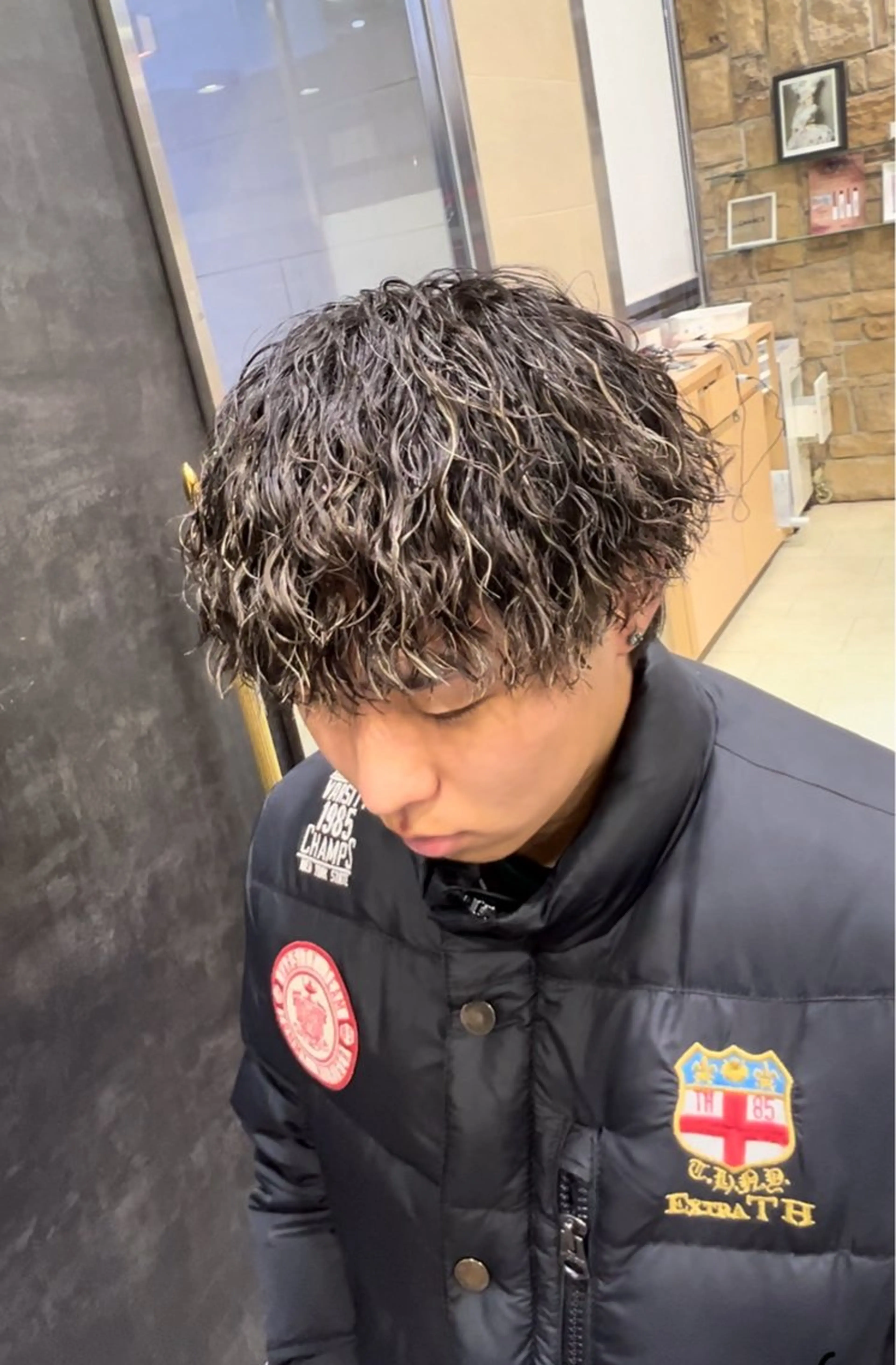 パーマ メンズ メンズカット松戸/韓 国/メンズパーマ航太のヘアスタイル