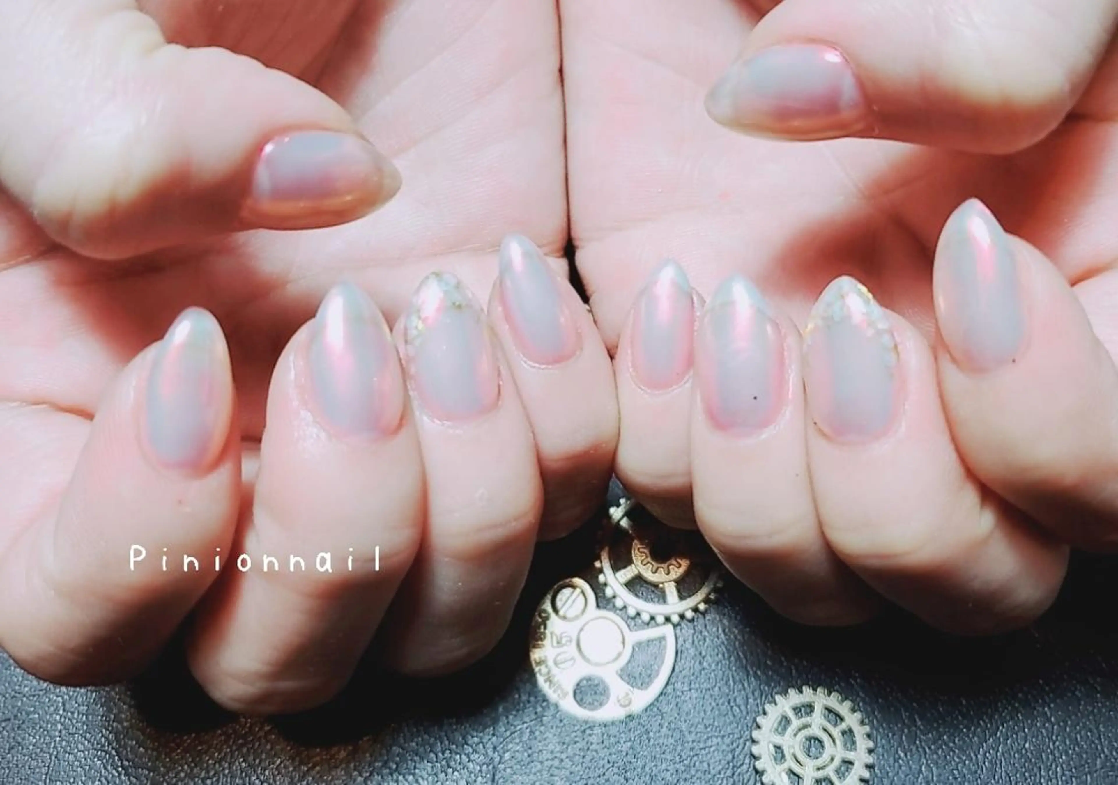 ネイル オーロラネイル 【推し活応援サロン】 Mea nuiのネイルデザイン