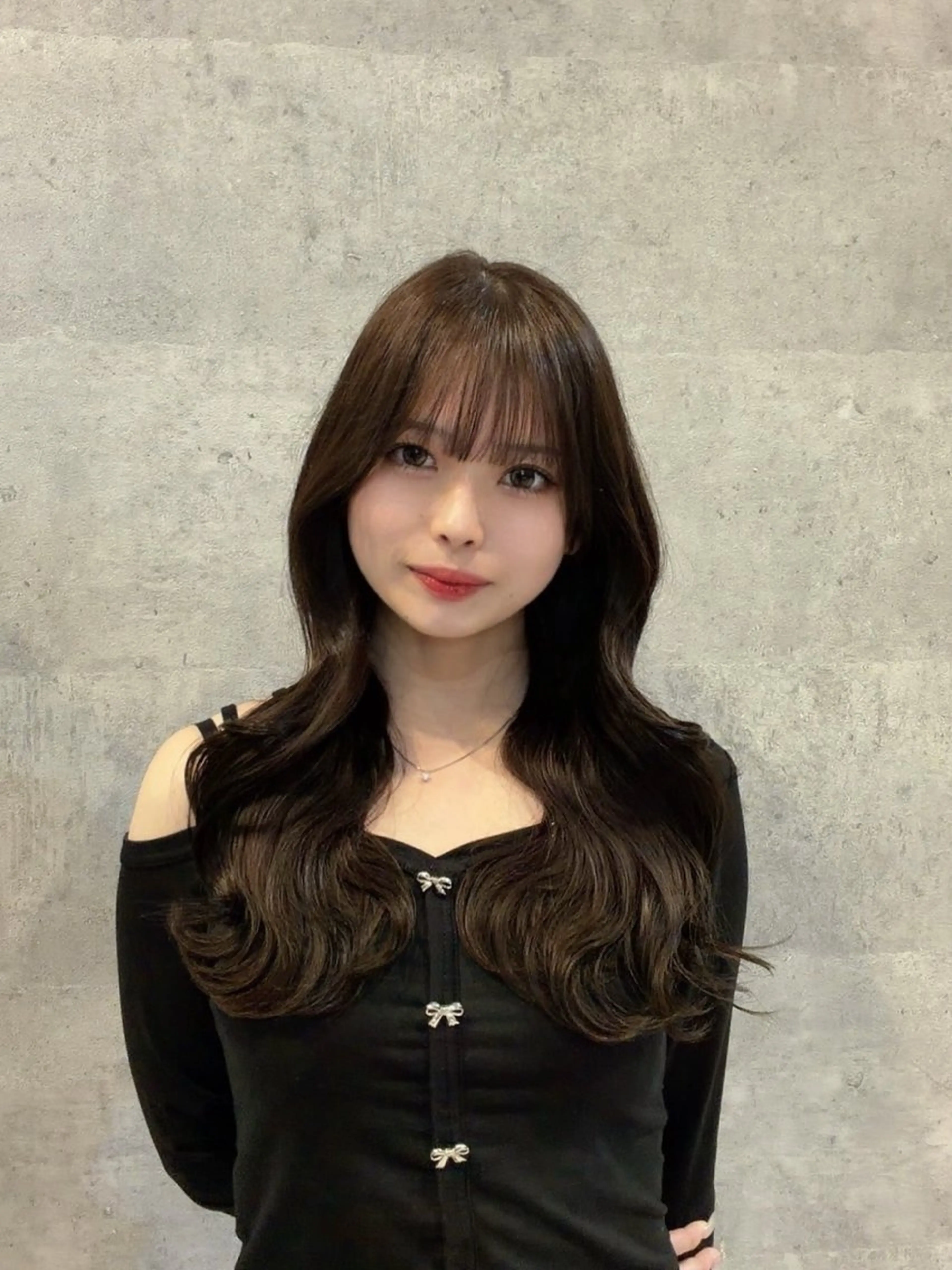 ロング カラー りん 🎀韓国スタイルのヘアスタイル