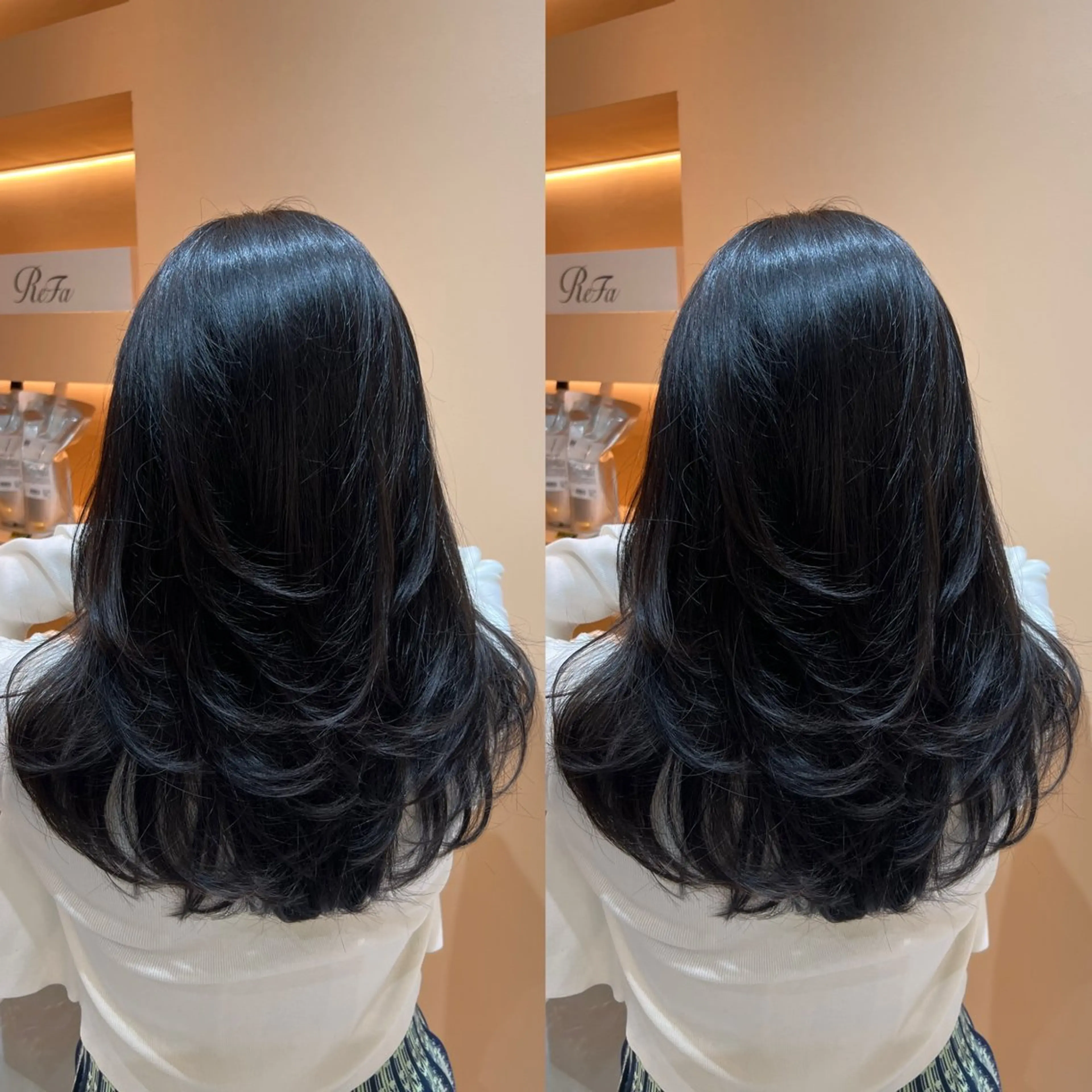 ミディアム 髪質改善 レイヤーカット カット 💕韓国レイヤー× 髪質改善　宮内諒のヘアスタイル