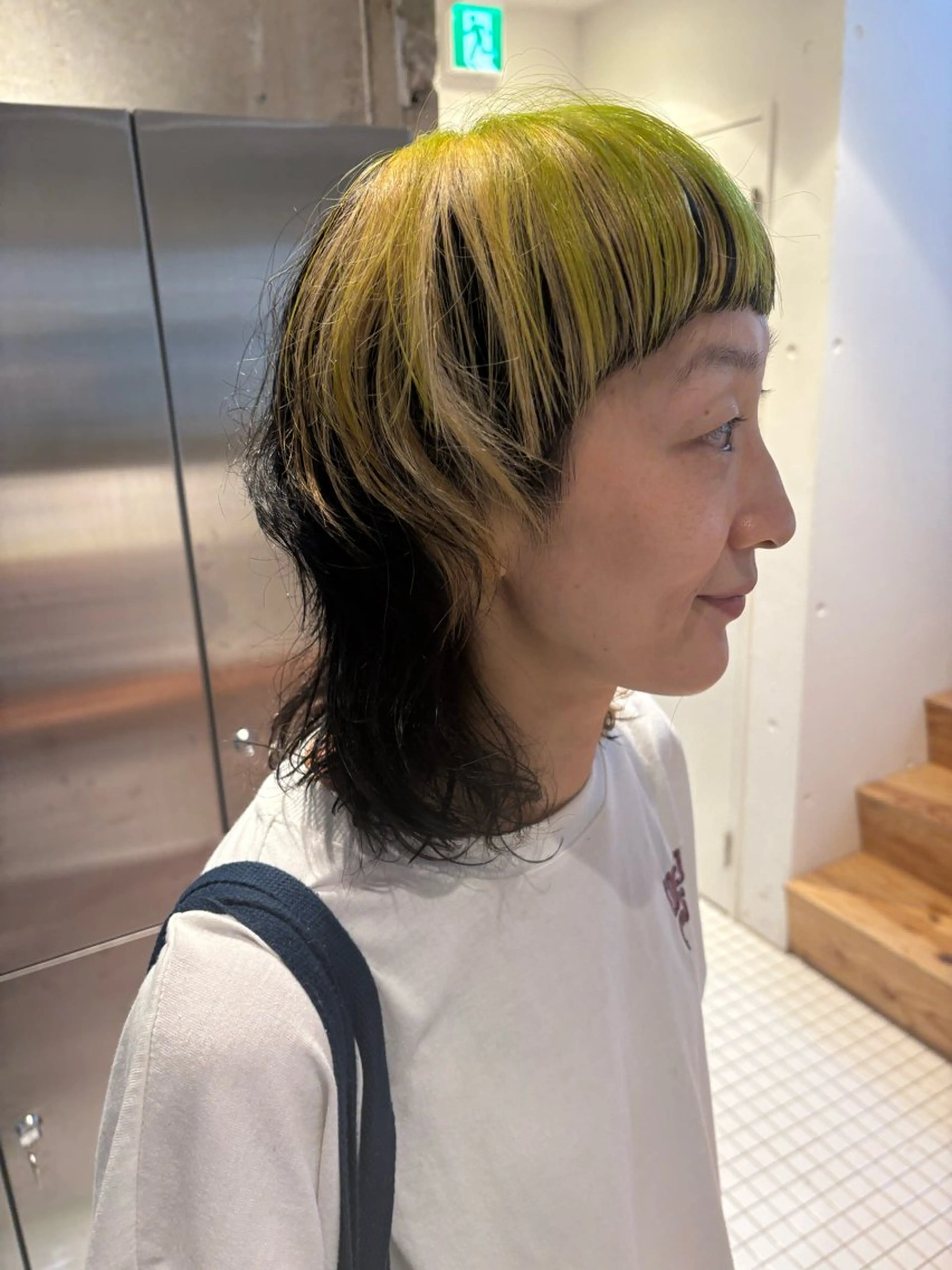 ミディアム カット ヘアカラー 高円寺/loca/ 田中南帆のヘアスタイル