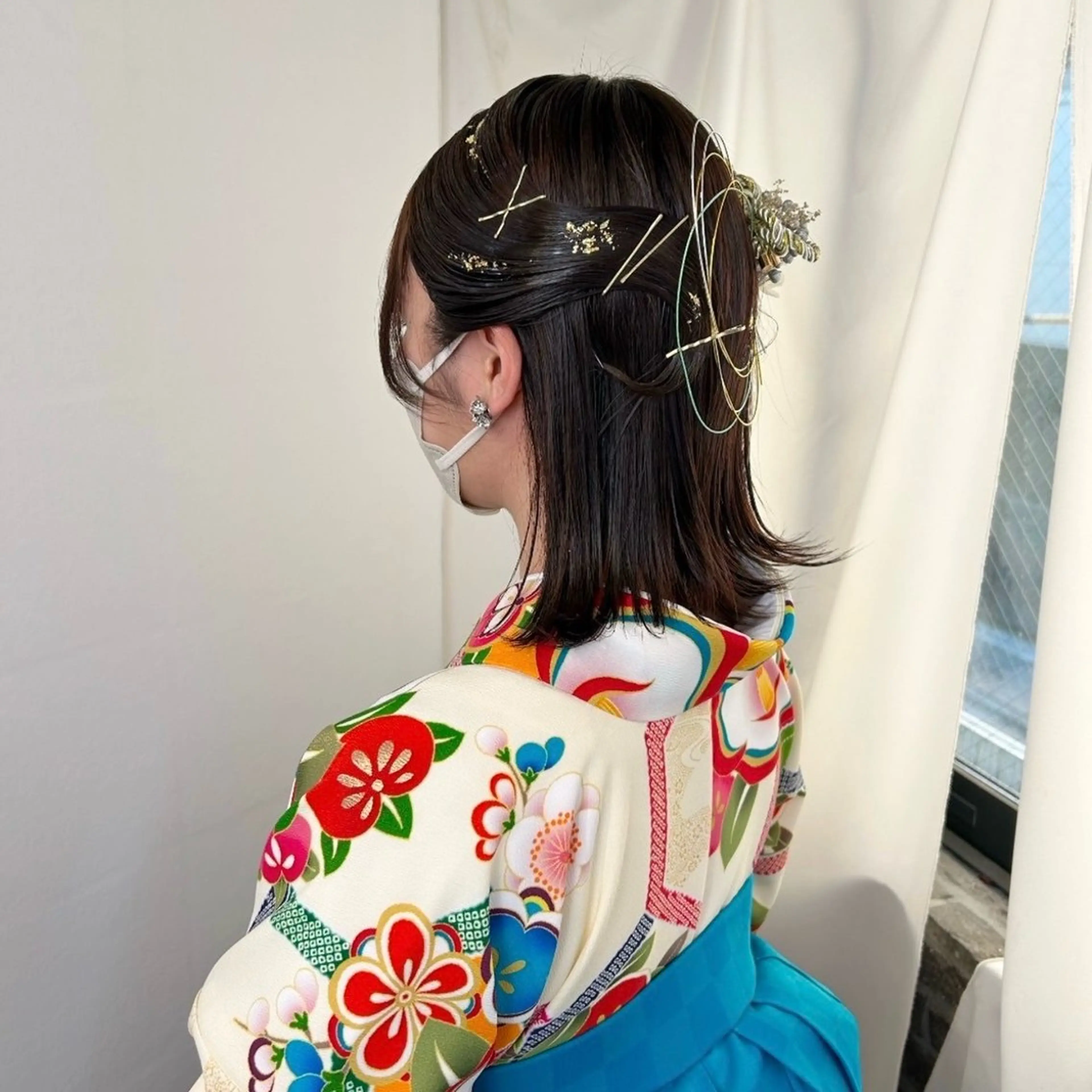 ヘアアレンジ 卒業式のヘアスタイル Rui🦩ショート カット モデル募集中のヘアスタイル