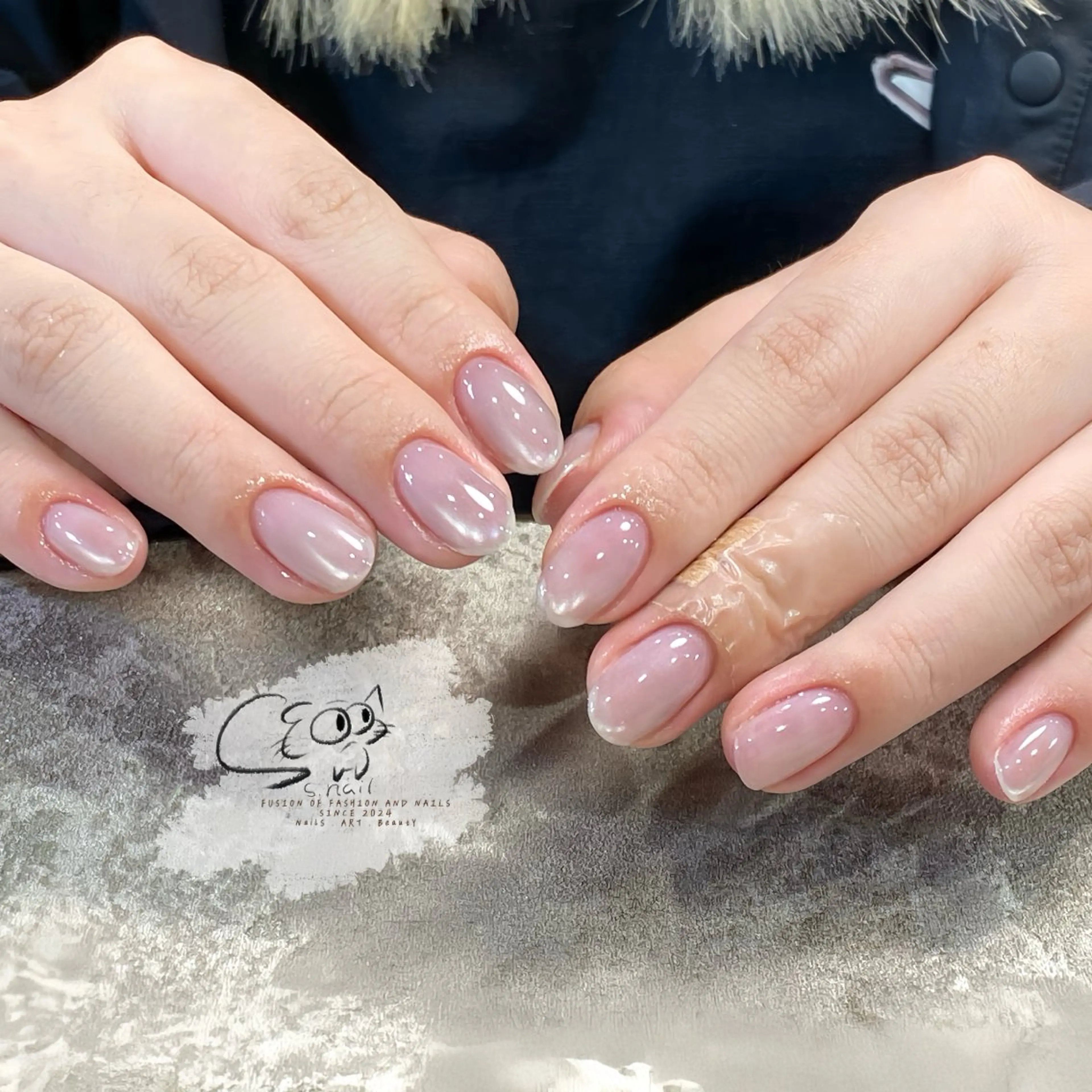 ネイル アートネイル チークネイル フレンチネイル グラデーション マグネットネイル S.nail _のネイルデザイン