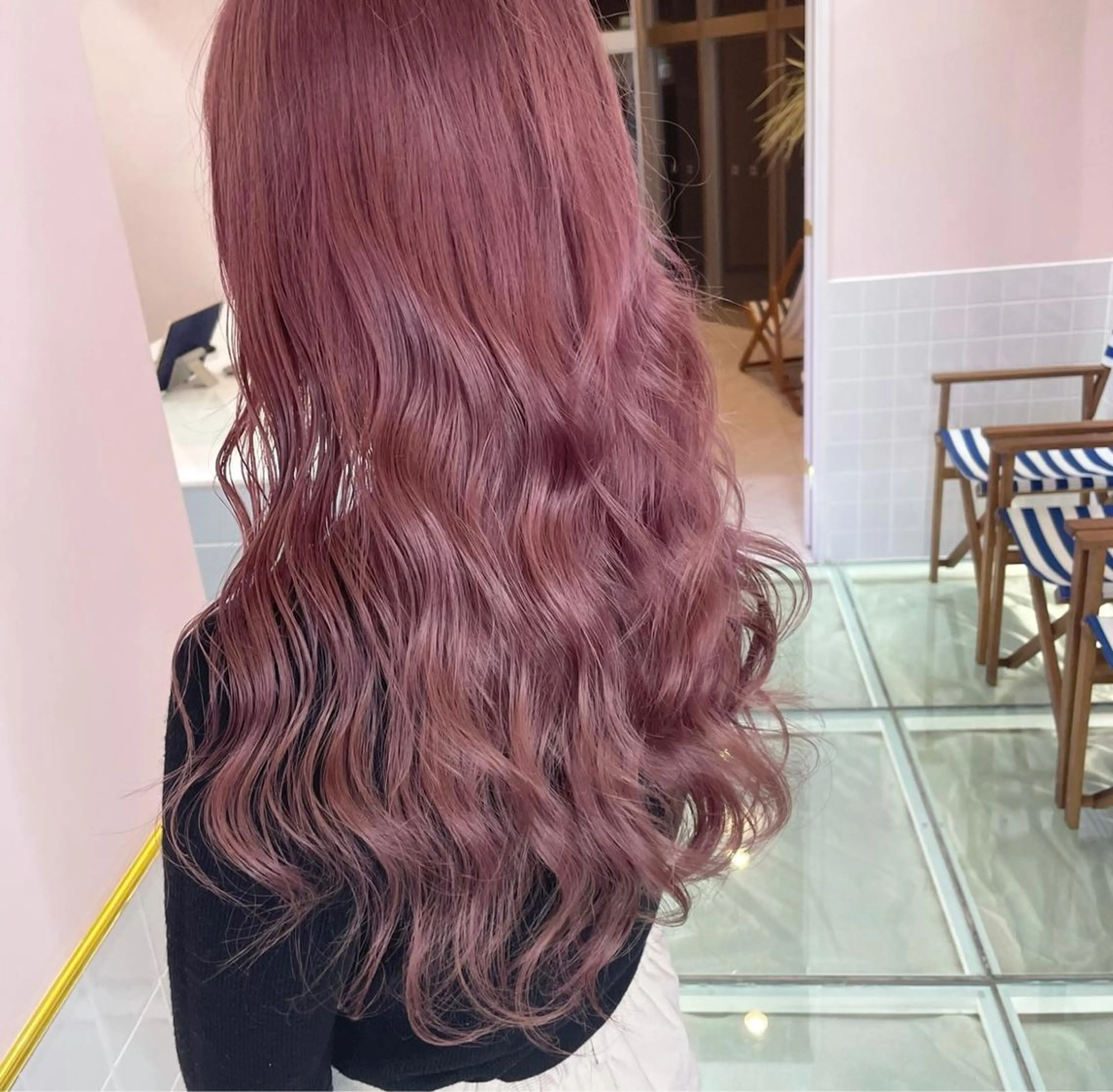 ミディアム カラー ヘアカラー トリートメント ヘアセット 🫧tatsuki 🫧“lot 横浜“のヘアスタイル