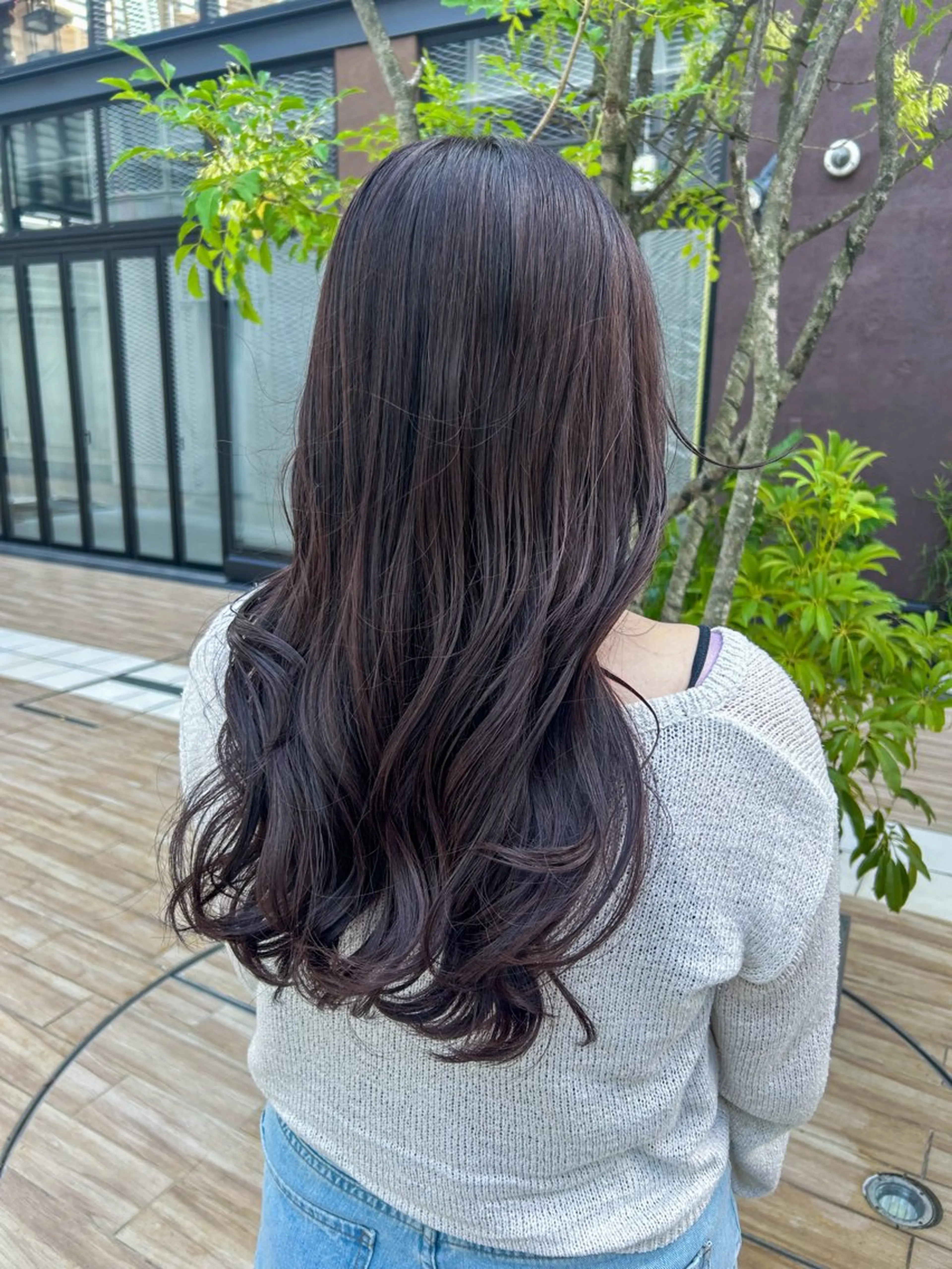 ロング カラー ヘアアレンジ カット ヘアカラー トリートメント yuka .のヘアスタイル