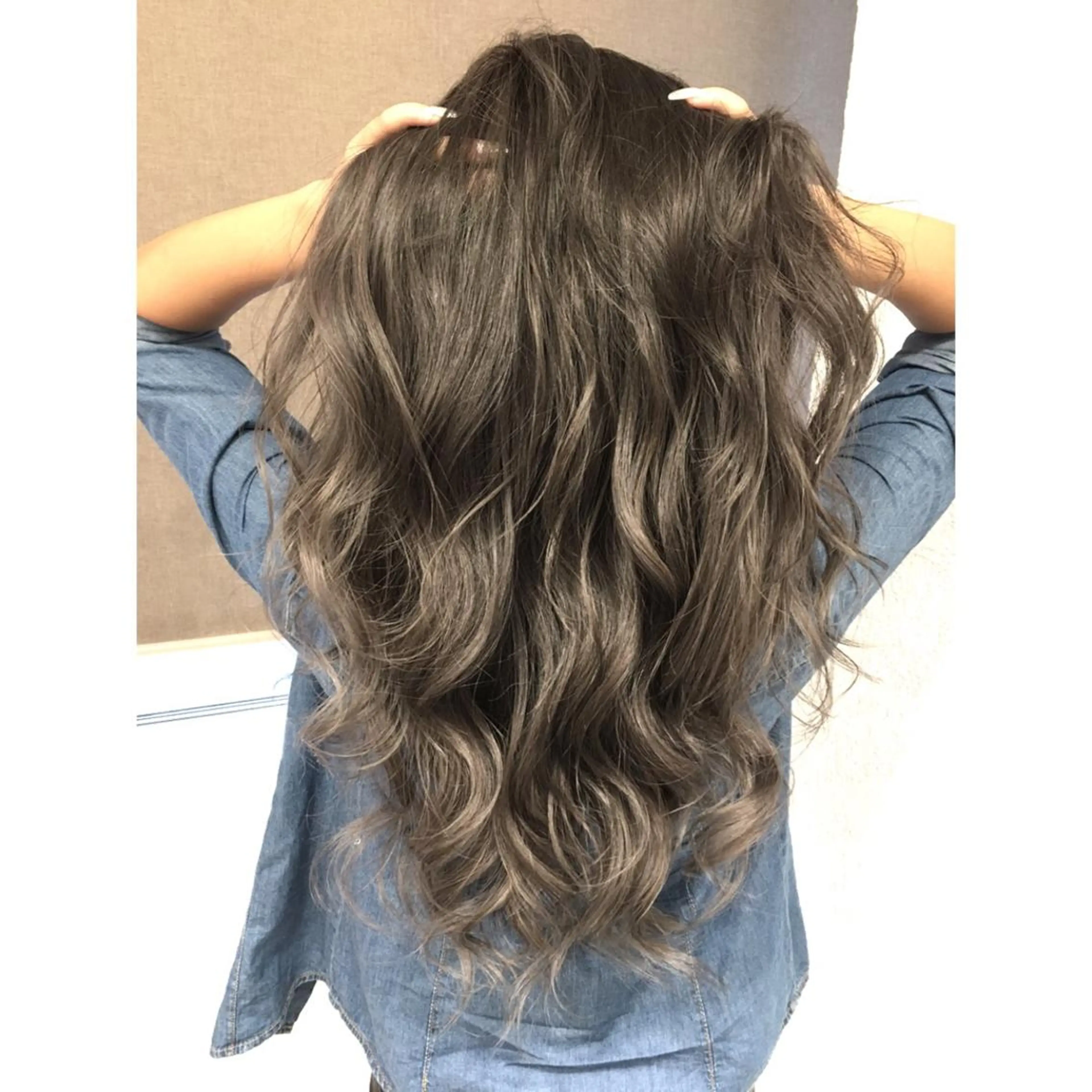 ロング カラー ハイライトカラー 3Dハイライト ハイライト カット ヘアカラー トリートメント 井上 一平のヘアスタイル