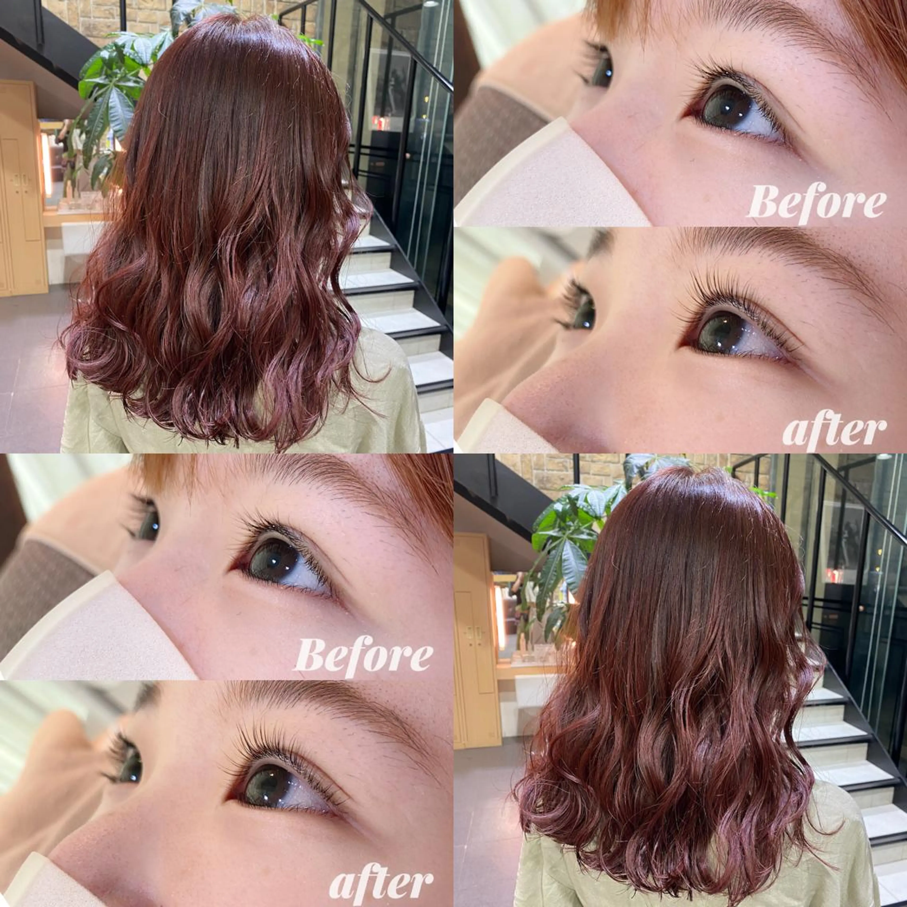 ロング カラー ヘアアレンジ マツエク・マツパ TSUNA 🌙 Lim 五反田のマツエク・マツパデザイン