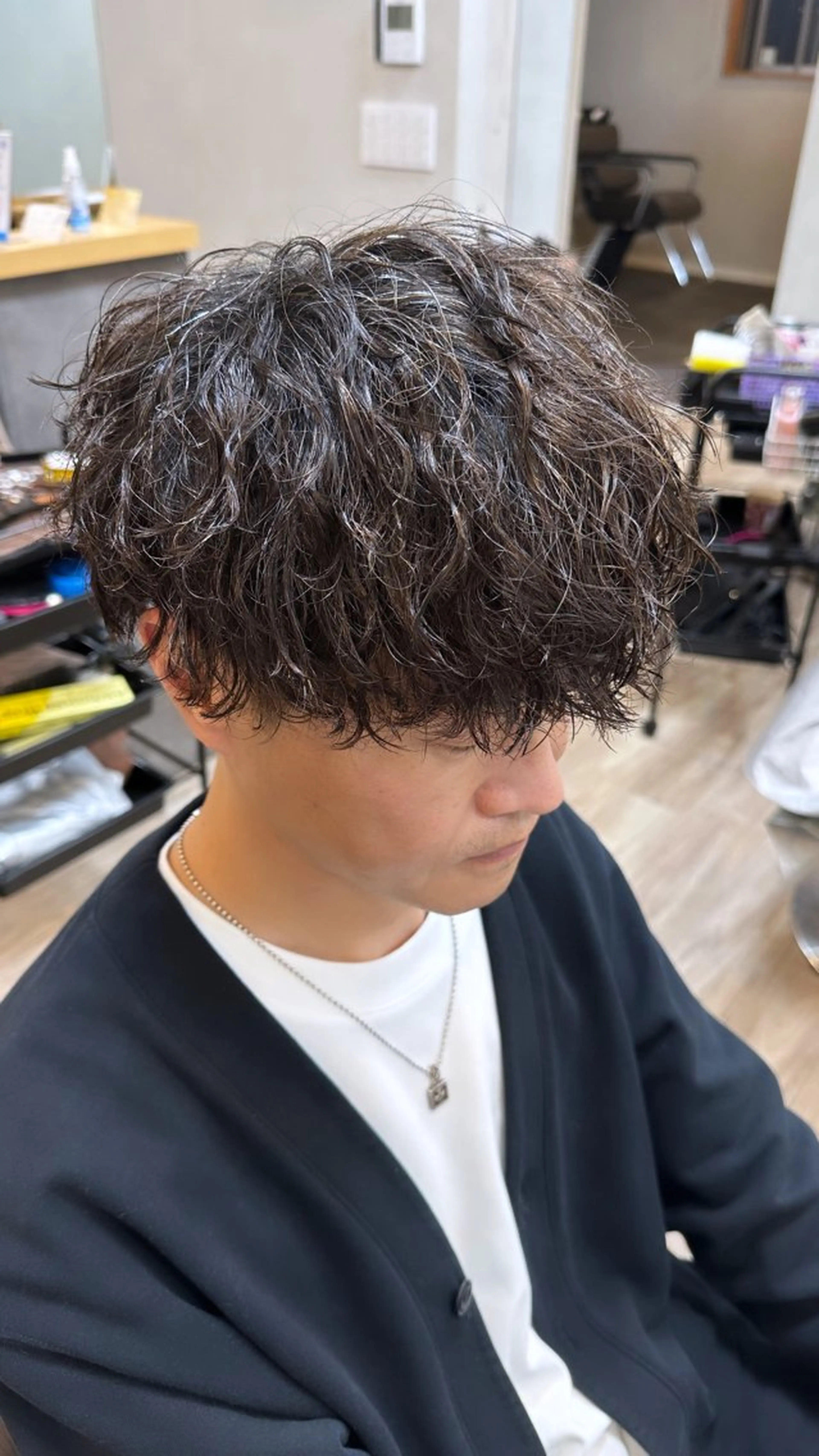 パーマ メンズ TELA HAIR 副代表RIKUのヘアスタイル