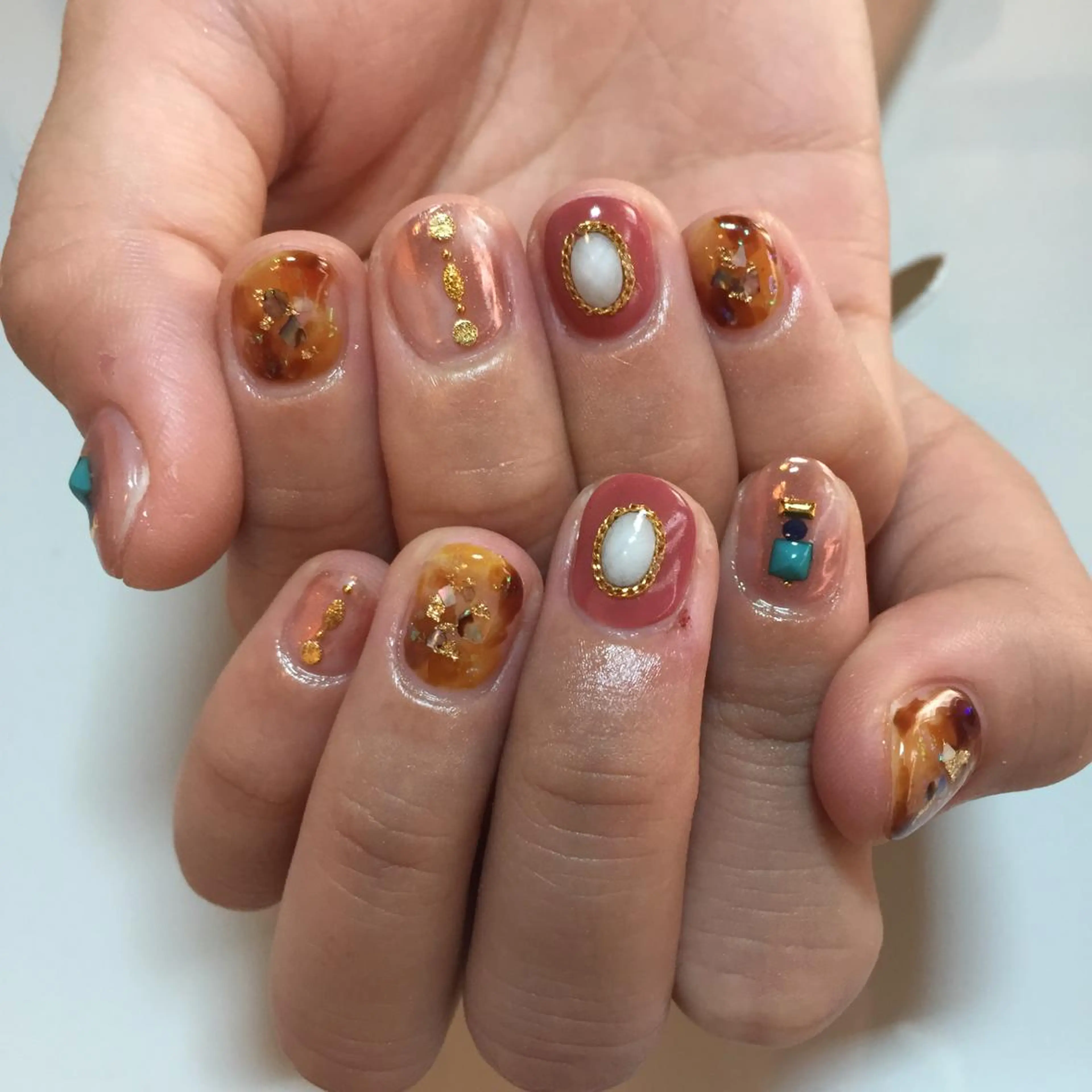 ネイル ニュアンスネイル g-up nail所属・米田 律子のネイルデザイン