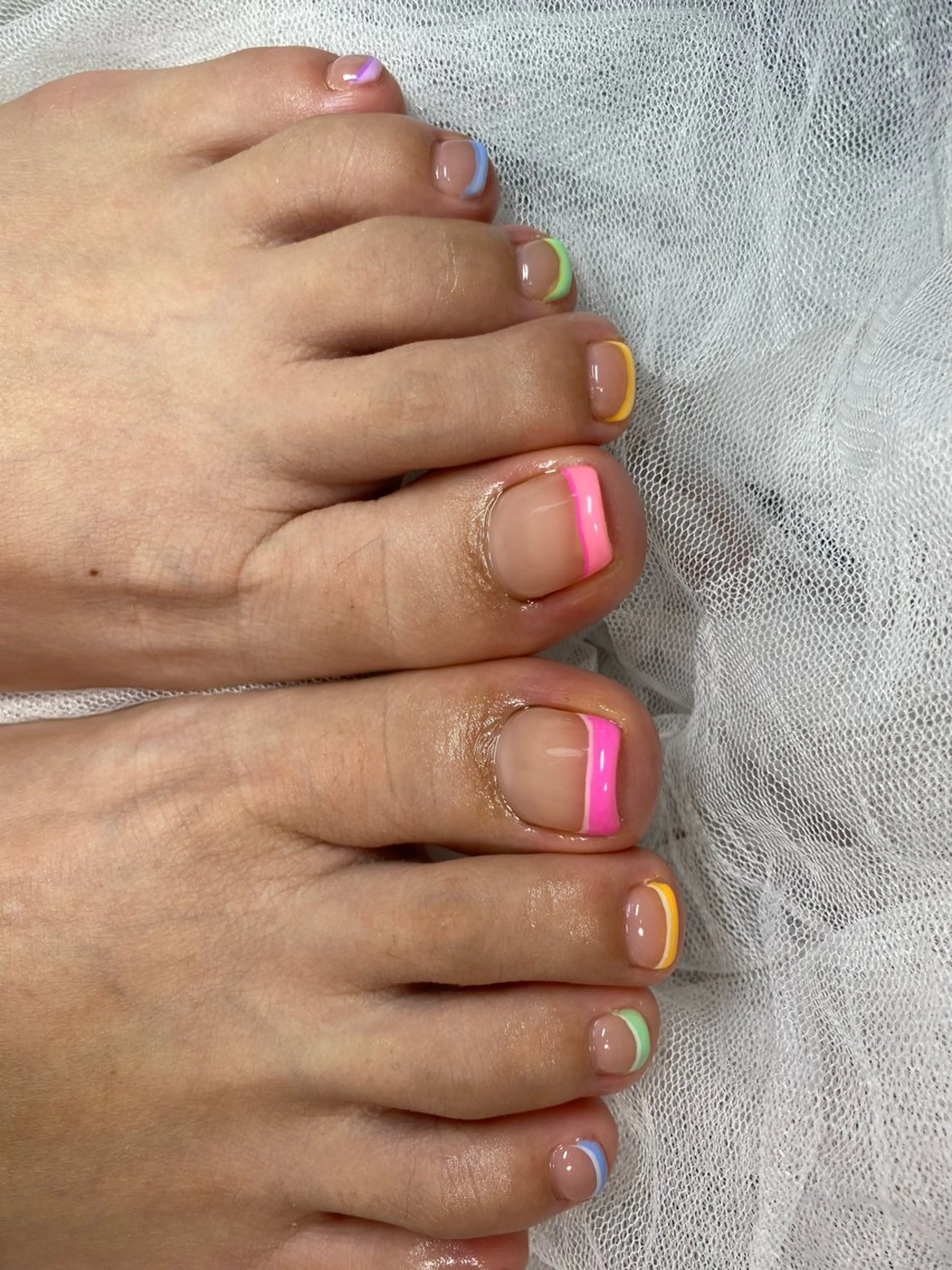 ネイル フットネイル フレンチネイル ハンドネイル Ｌｉｔ所属・Ｌｉｔ .のネイルデザイン