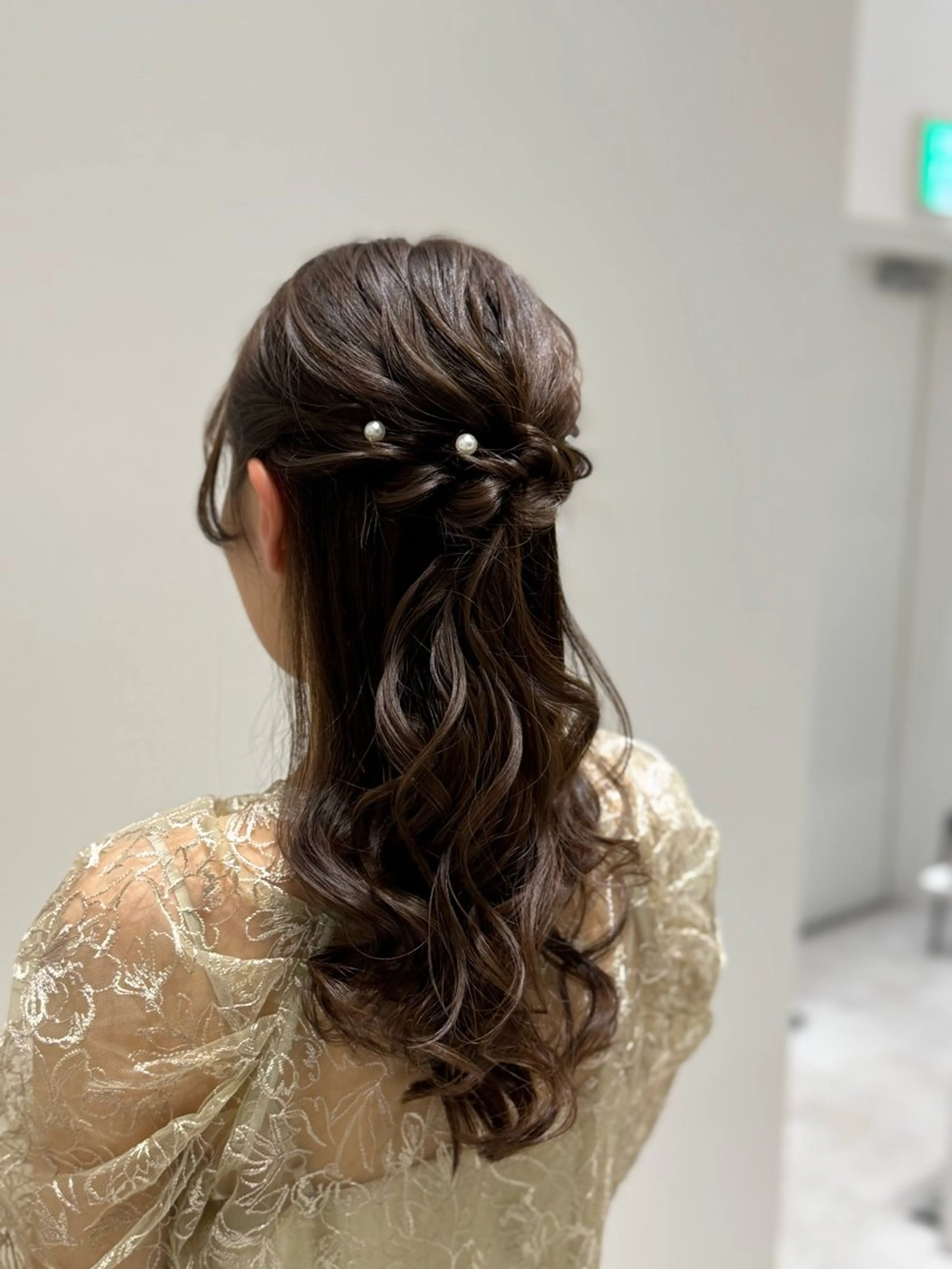 ヘアアレンジ ヘアセット 清川 椿咲のネイルデザイン