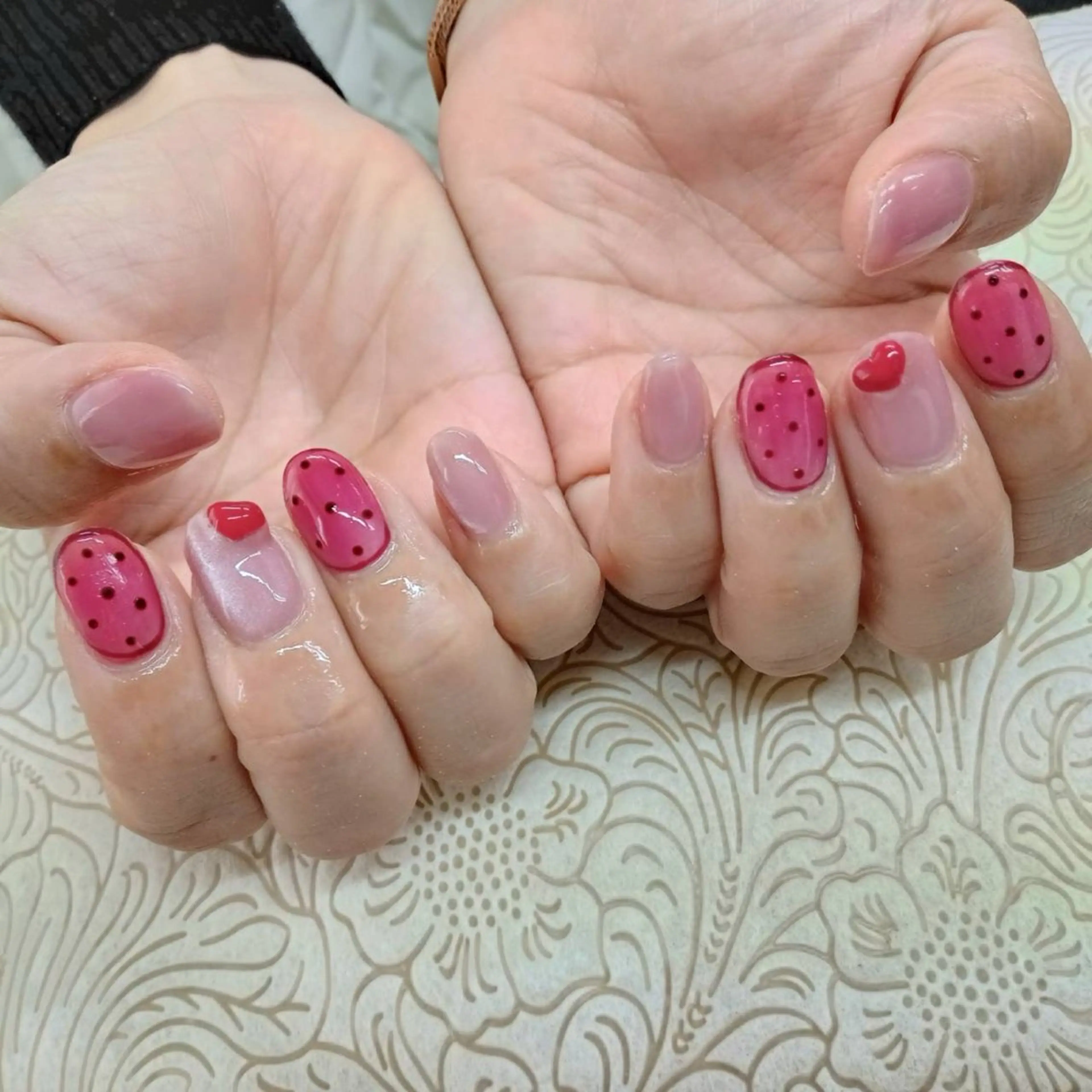 ネイル フラワーネイル precious nail  roomのネイルデザイン