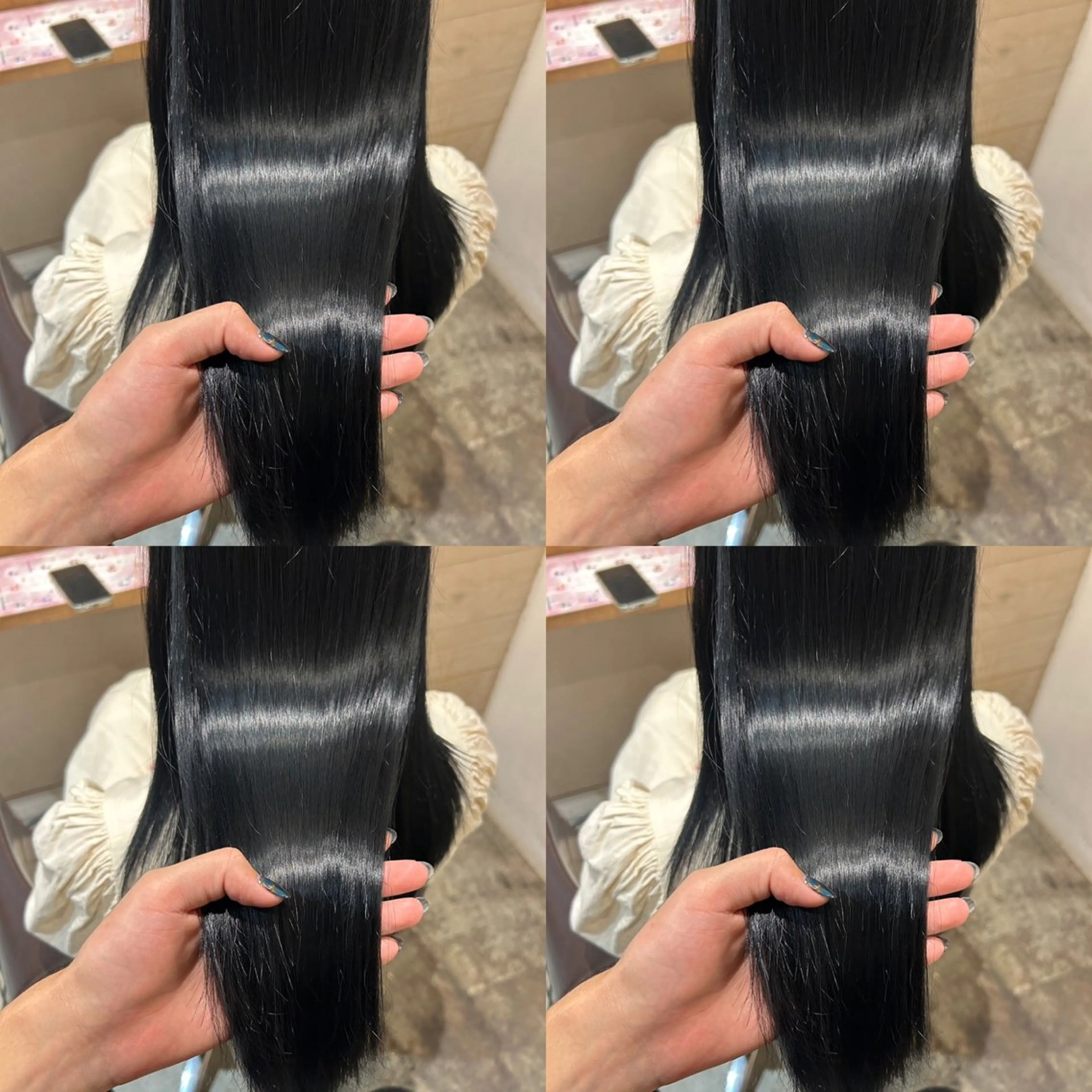 ロング カラー 髪質改善 レイヤーカット/ 縮毛矯正🇰🇷早坂のヘアスタイル