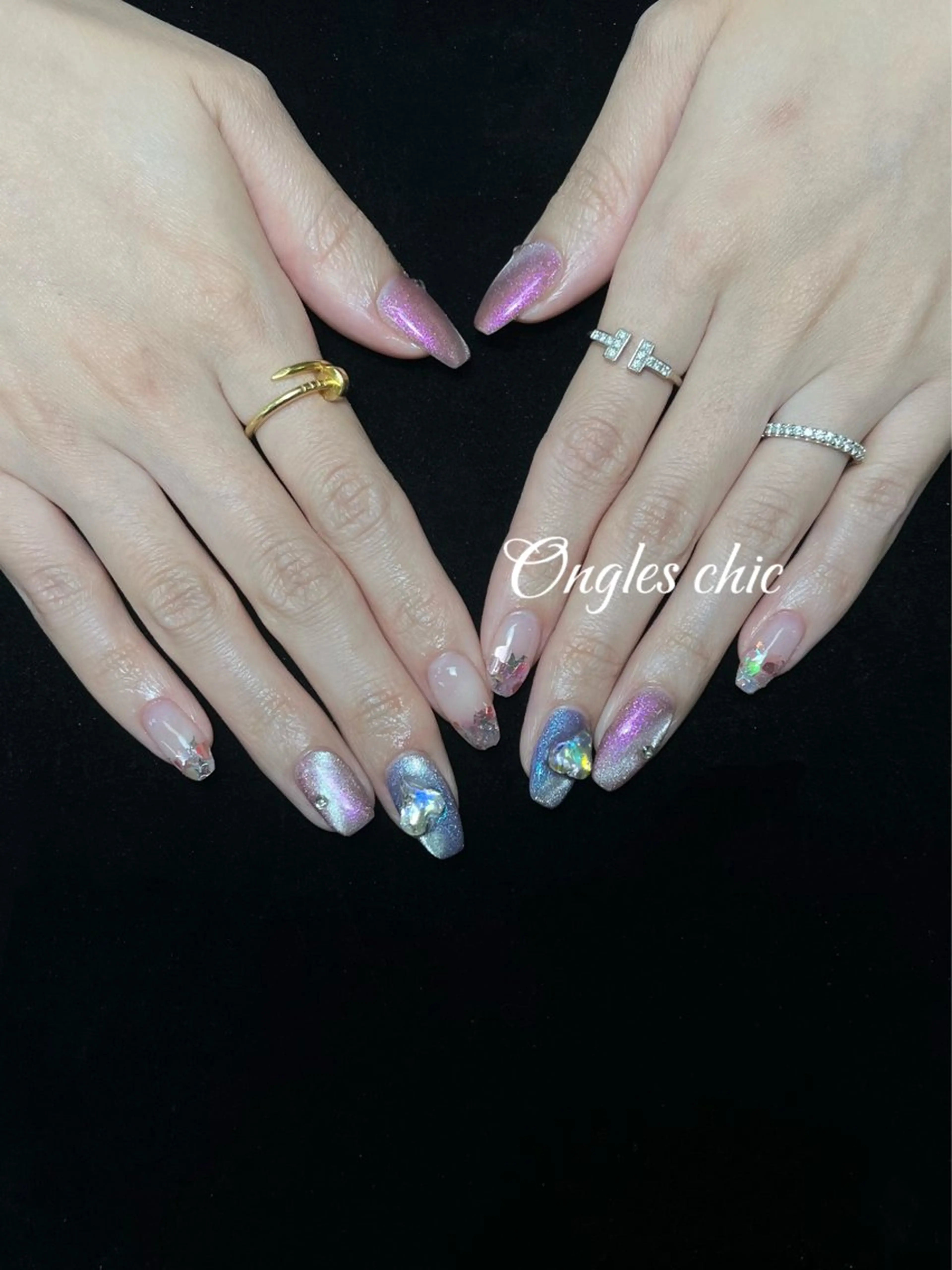 ネイル ハンドネイル ongles chicのネイルデザイン