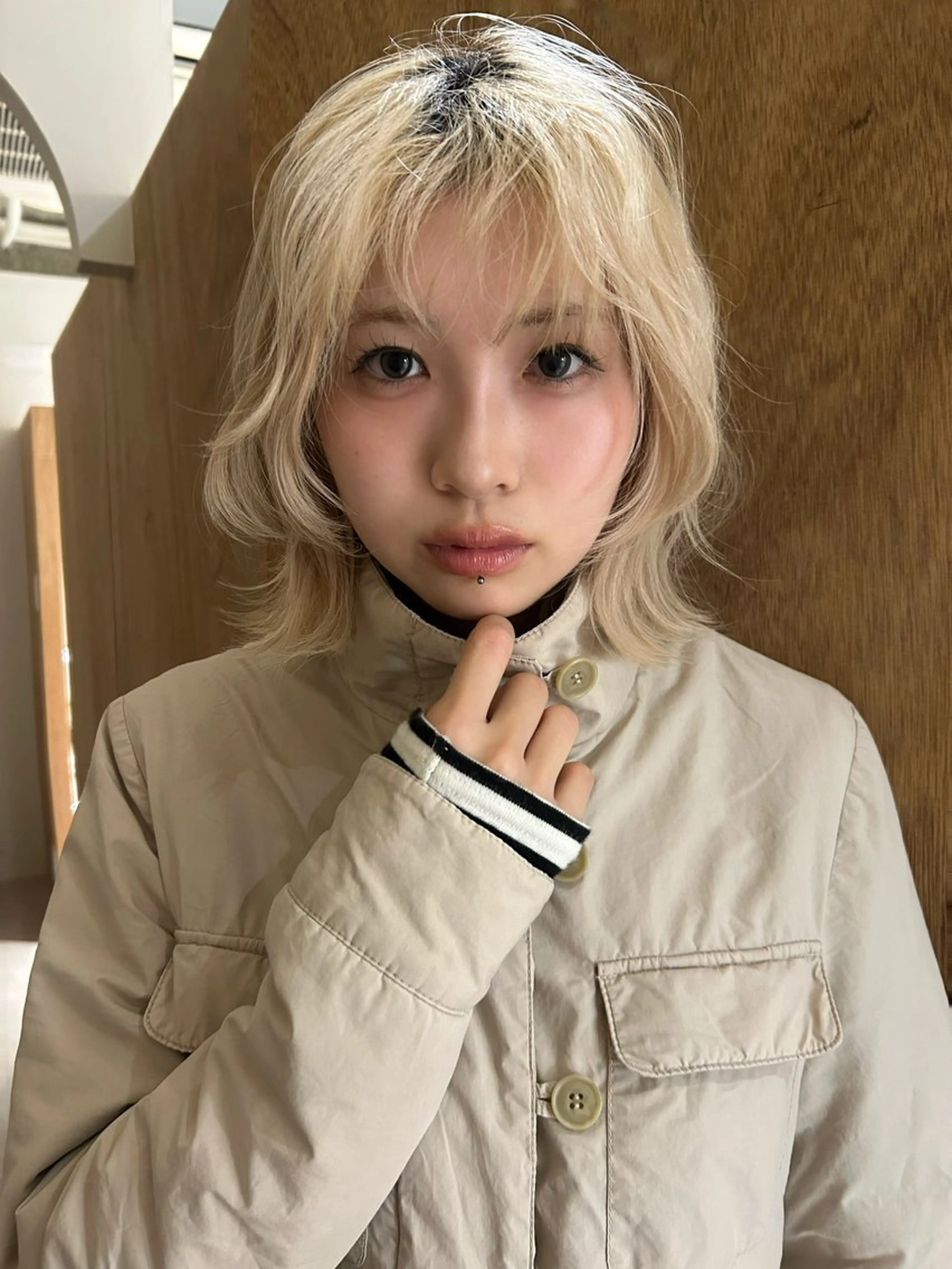 ミディアム カラー ブリーチ ヘアカラー yewscent / konaのヘアスタイル