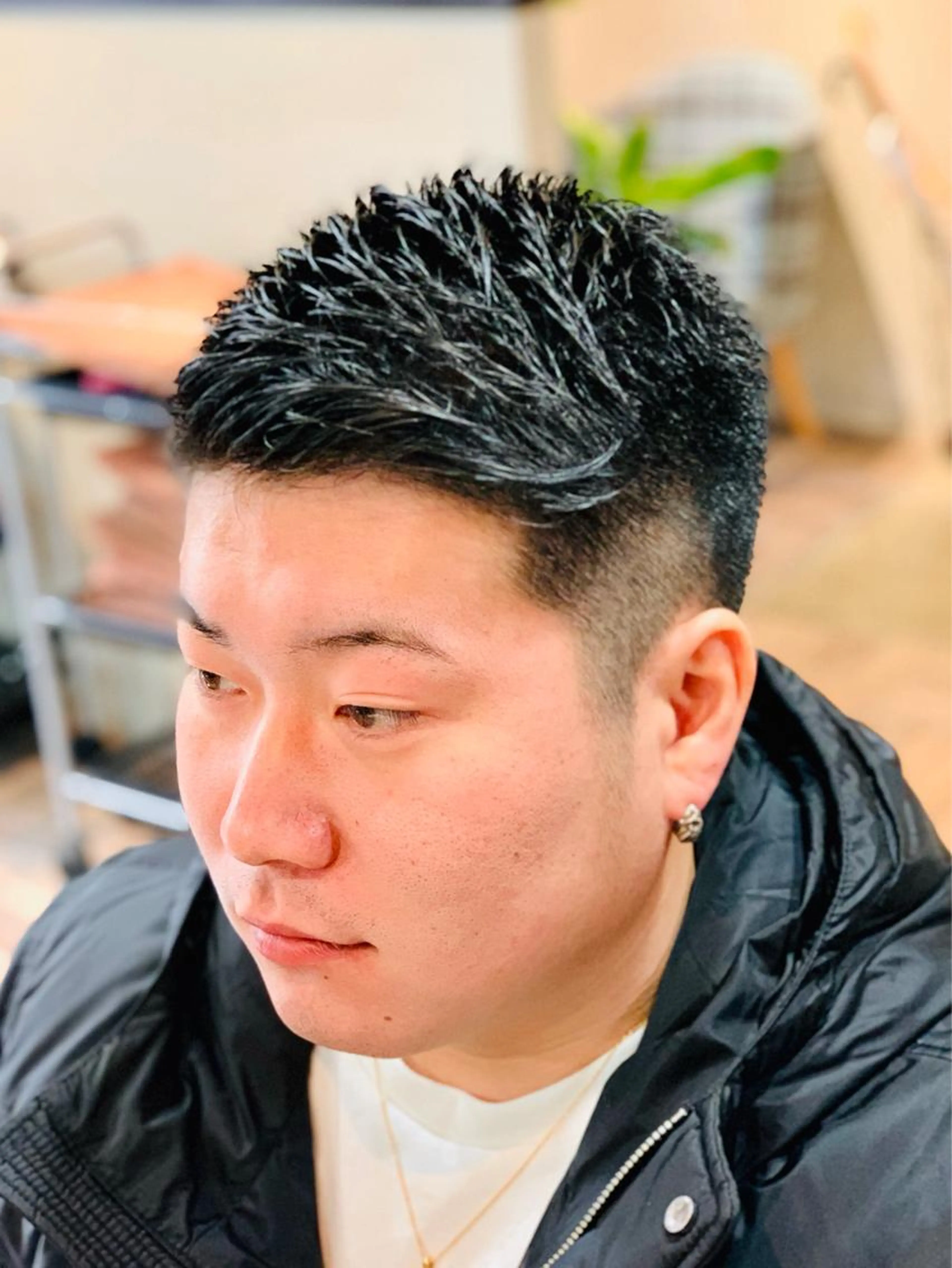 🌜オススメ🌛men'sカット+眉毛カット+10分スパの写真