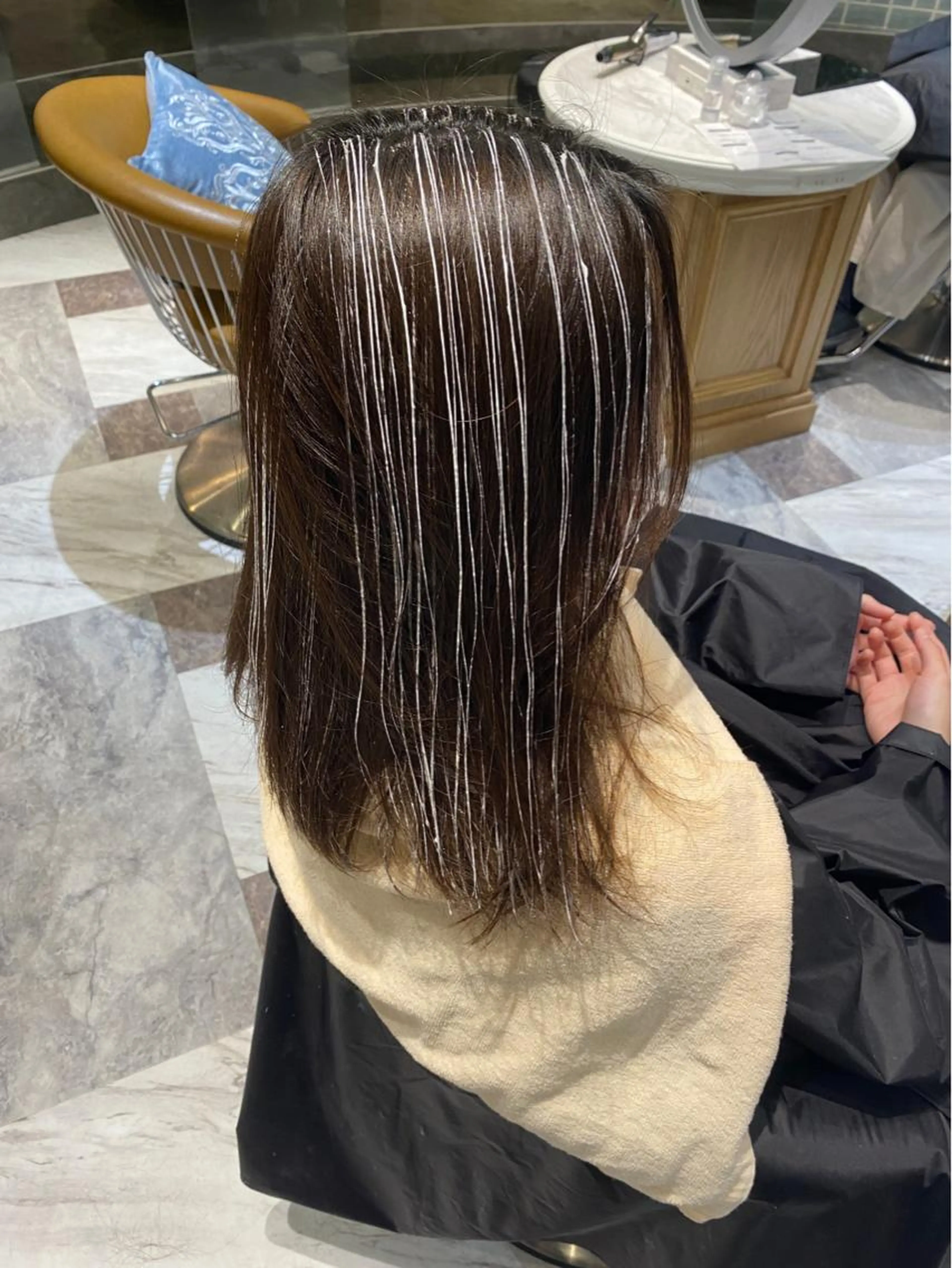 【💥赤み消し💥💗馴染ませ💗】シークレットハイライト⚡️&カット&クイック髪質改善トリートメント💫の写真