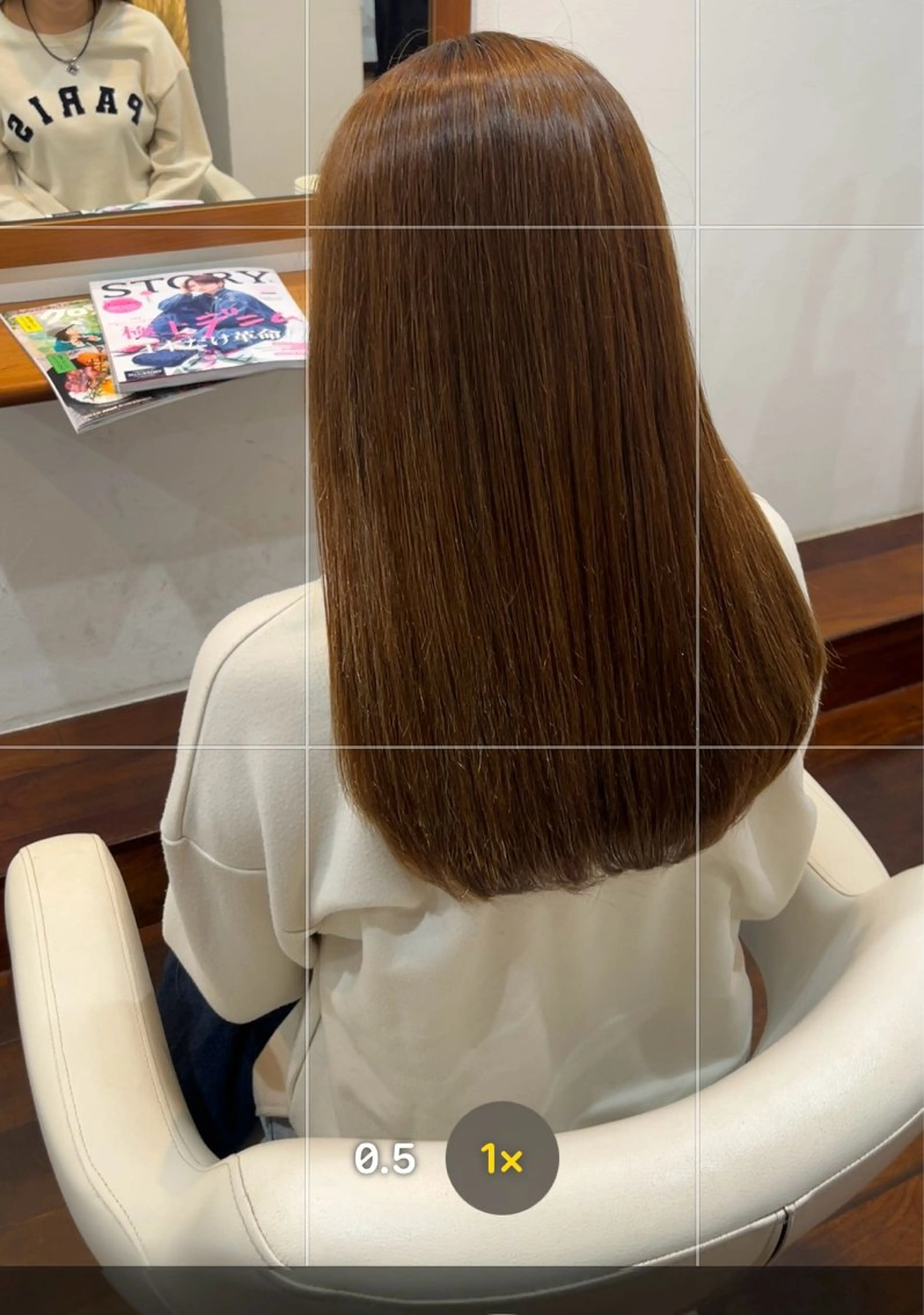 ロング 縮毛矯正 カット 縮毛矯正 トリートメント 金岡 碧のヘアスタイル